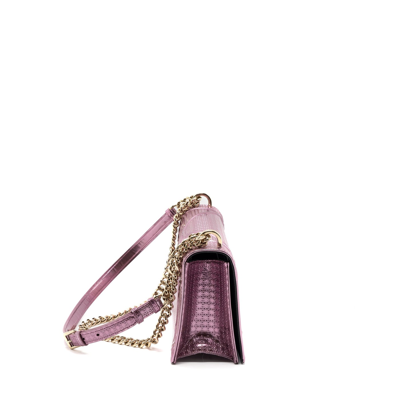 Dior Diorama Purse Metallic Pink