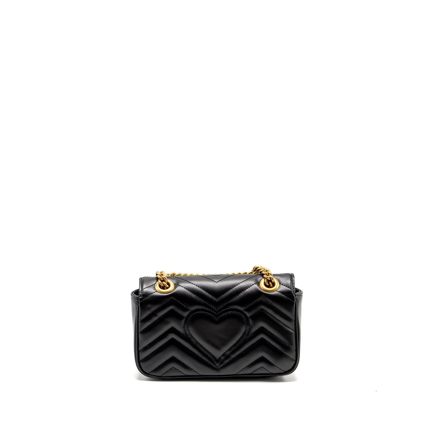 Gucci Mini Marmont Mini Purse Calfskin Black