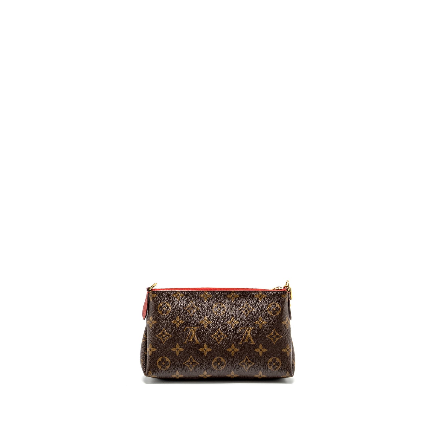 Louis Vuitton Pallas Clutch Monogram 2 Way Mini Purse Monogram Canvas/Leather Cerise