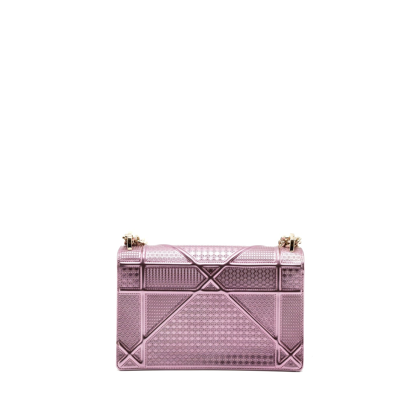 Dior Diorama Purse Metallic Pink