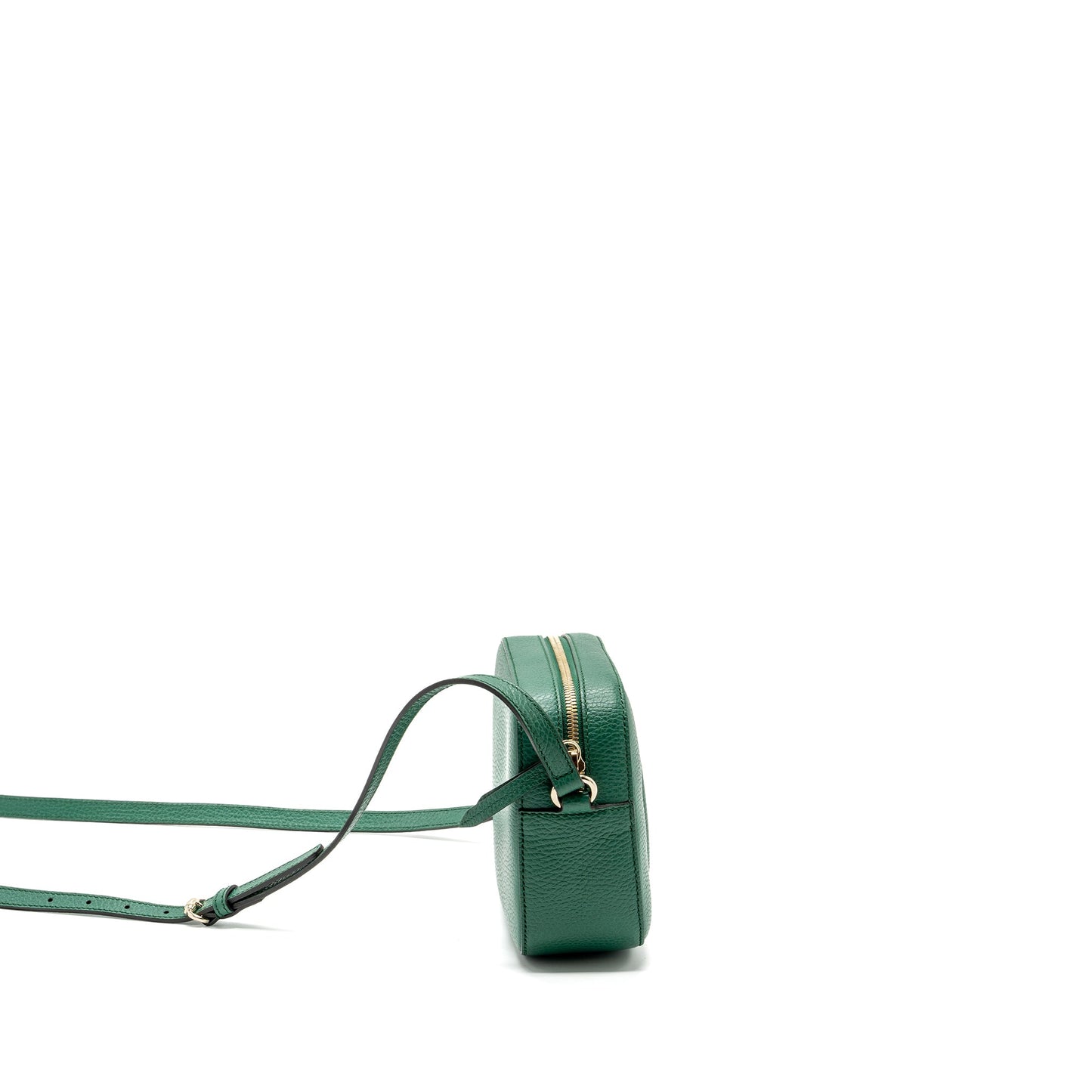 Gucci disco soho camera Purse calfskin green