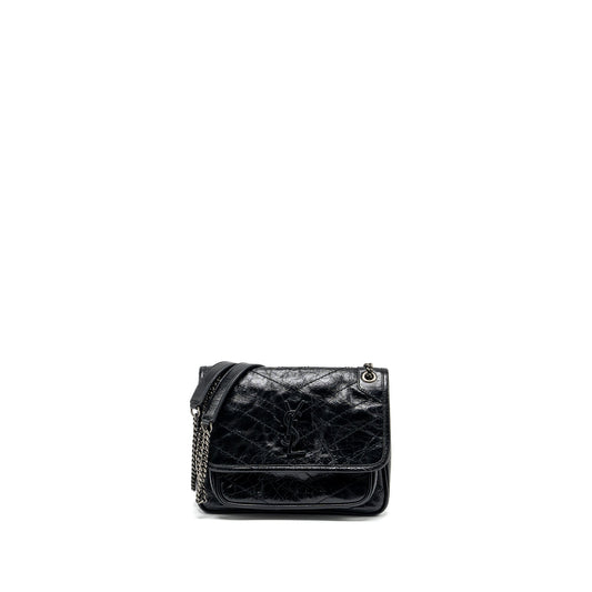 Saint Laurent Baby Niki Leather Black