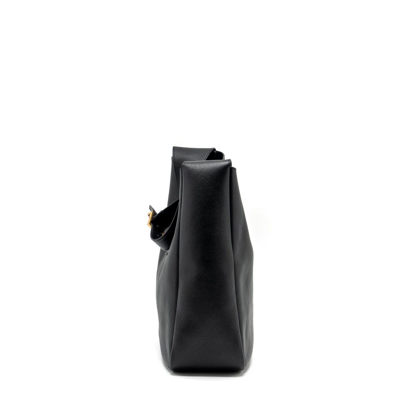 Saint Laurent/ Le 5 A 7 Supple Large Smooth Calfskin Black