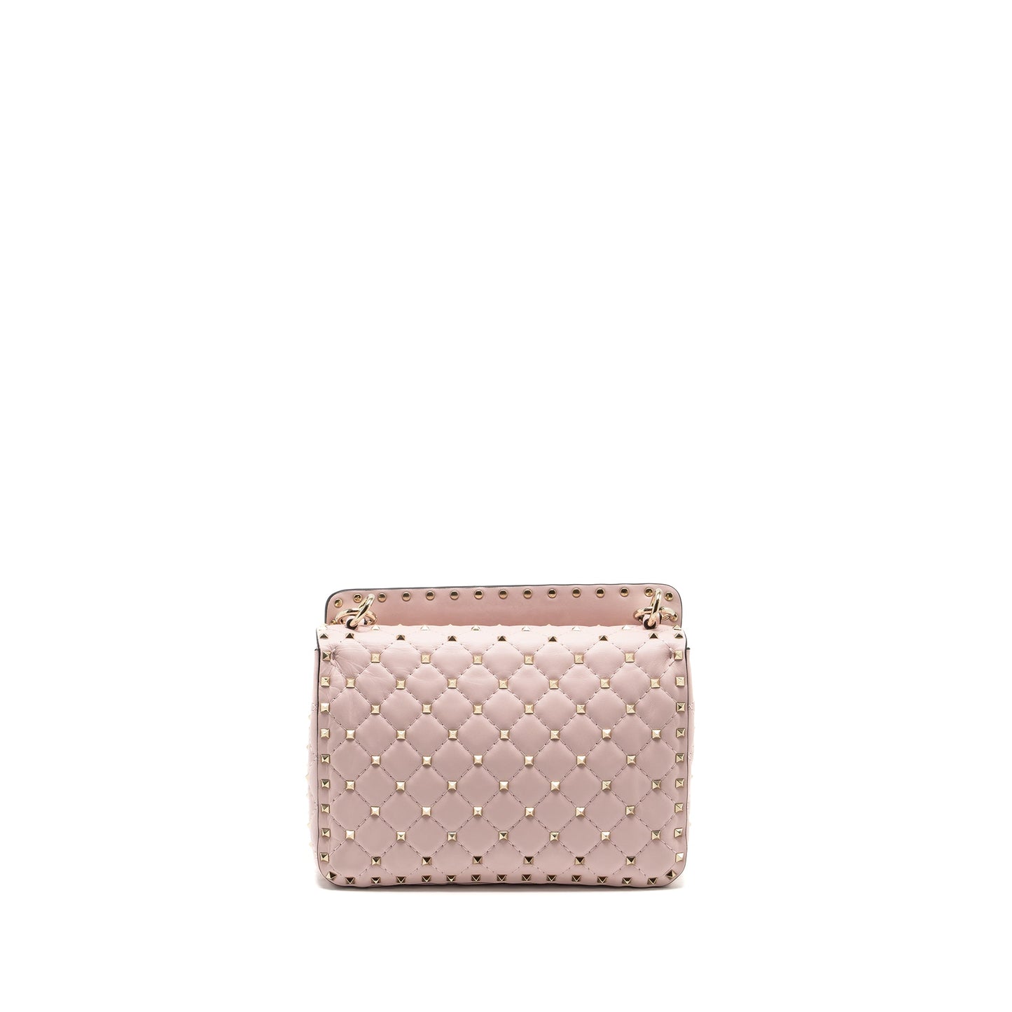 Valentino Garavani Rockstud Spike Mini Purse Leather Pink