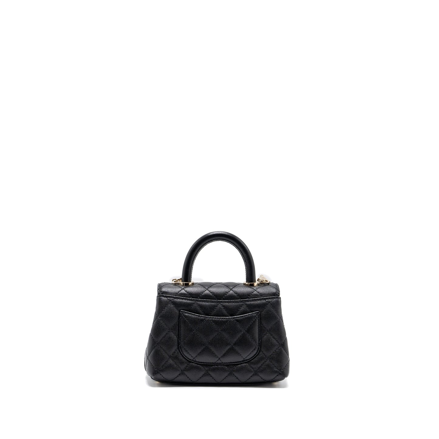 Chanel Coco Handle Extra Mini Caviar Black LGHW(Microchip)