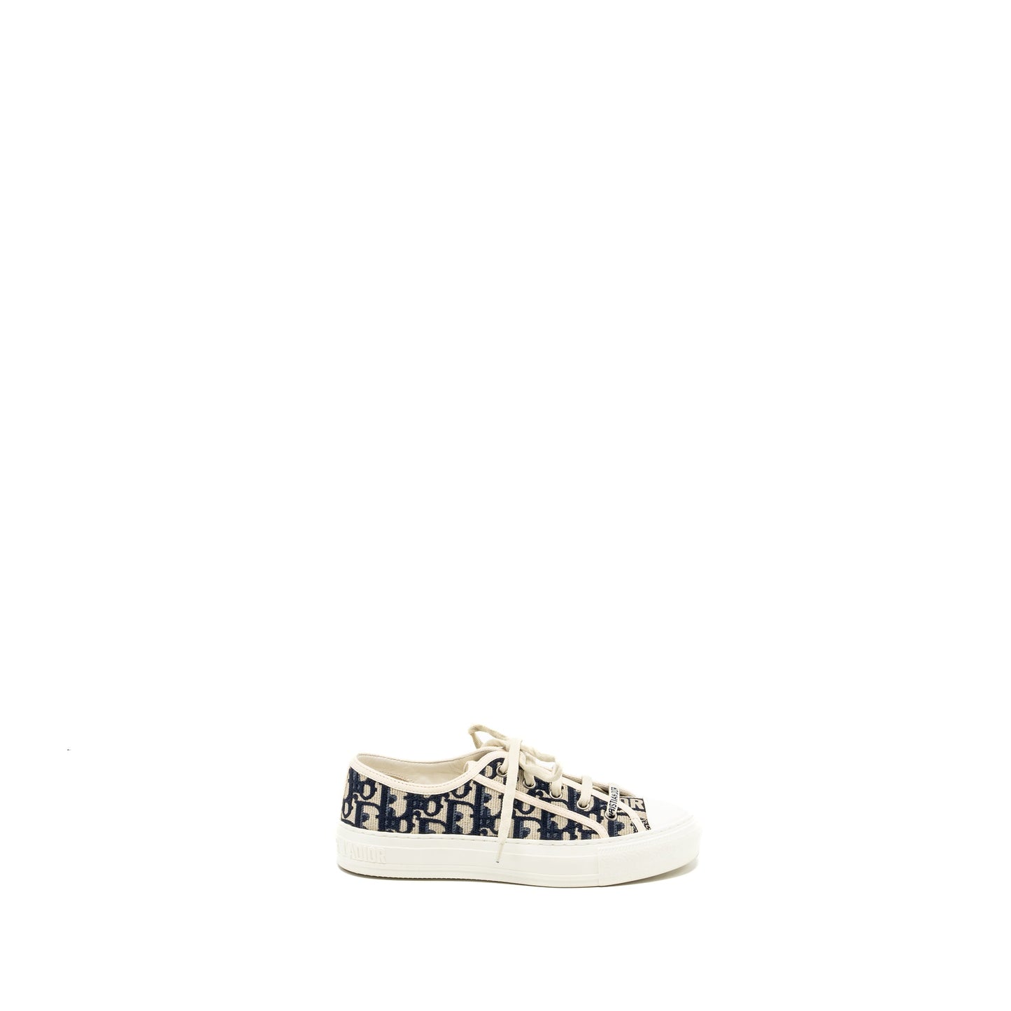 Dior size 37 walk N Sneaker blue oblique embroidery blue/multicolour