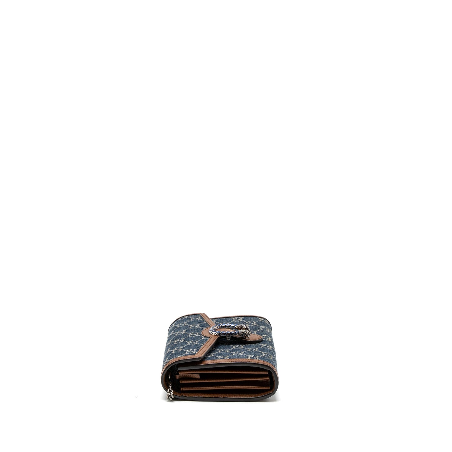 Gucci Dionysus Chain Wallet Supreme Denim/Leather Multicolour Hardware