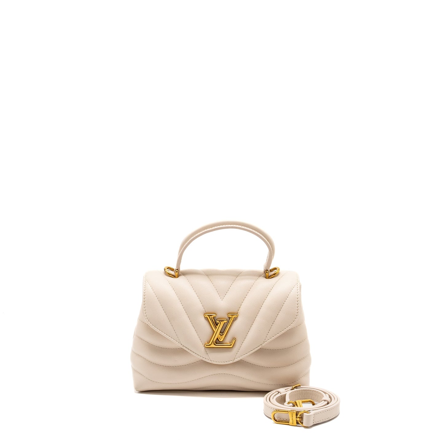 Louis Vuitton Hold Me New Wave Purse Calfskin Ivory