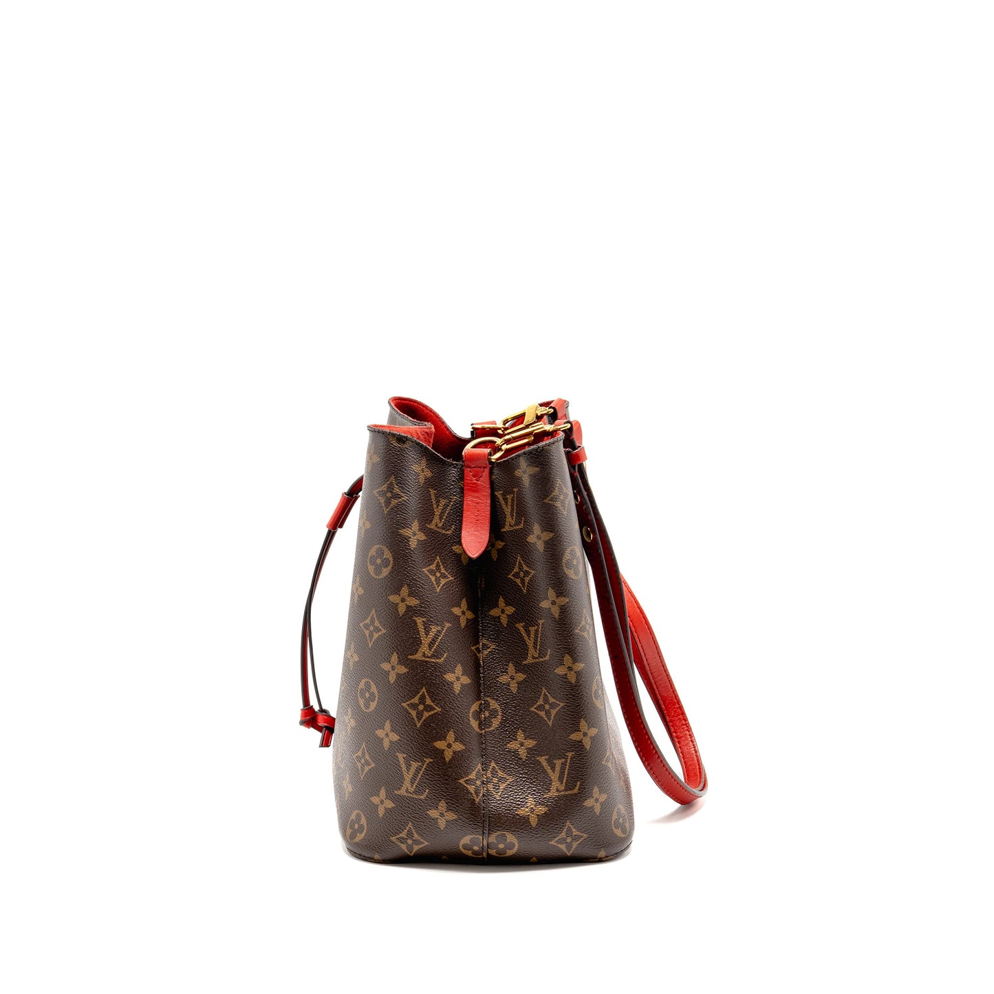 LOUIS VUITTON Neo Noe Monogram Canvas Red
