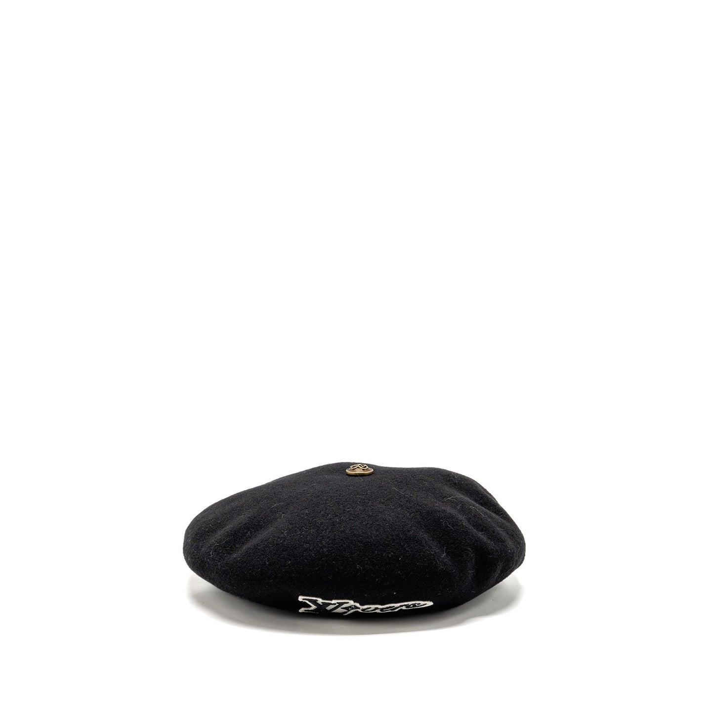 Louis Vuitton LOVERS Beret Hat Wool Black