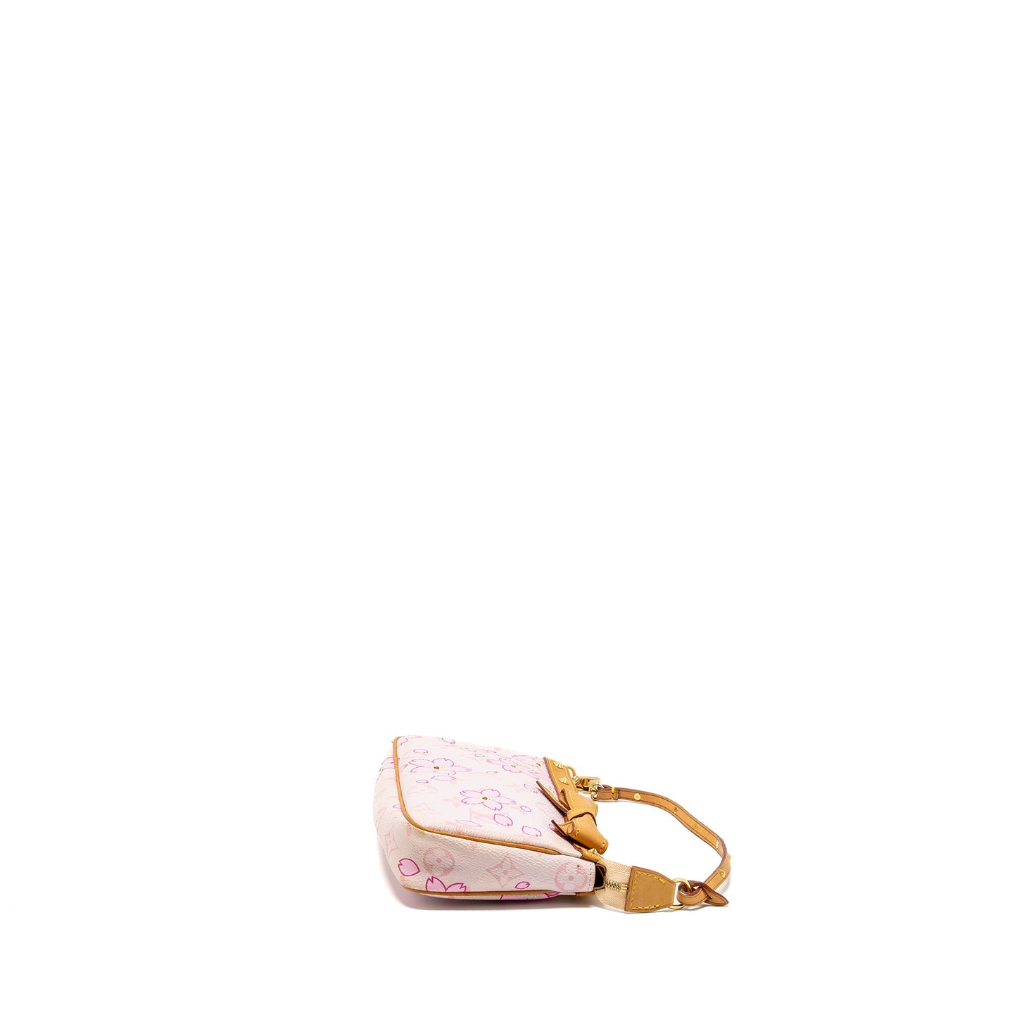 Louis Vuitton pochette accessories Murakami cherry blossom Pink