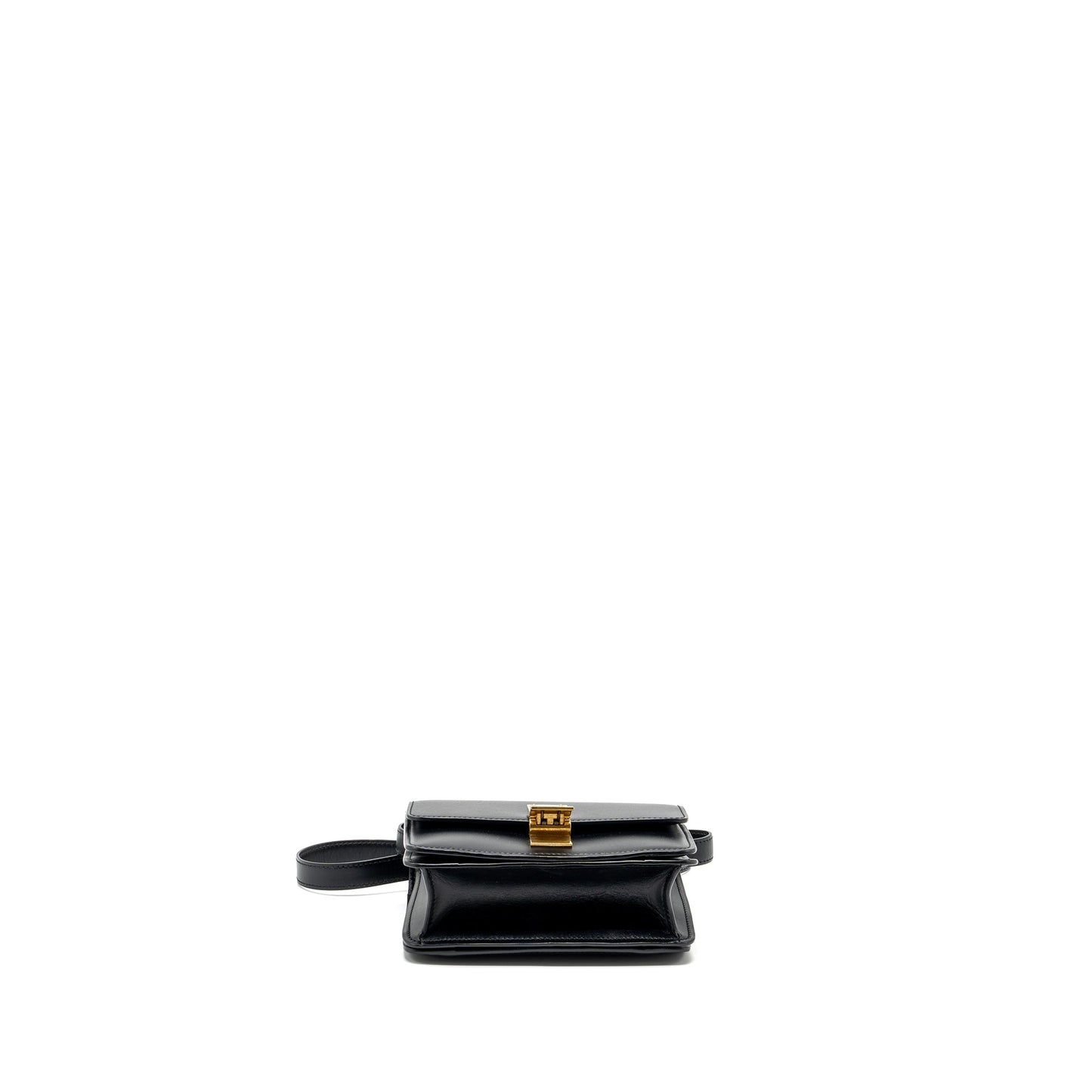 Celine Mini Classic Box Purse Calfskin Black