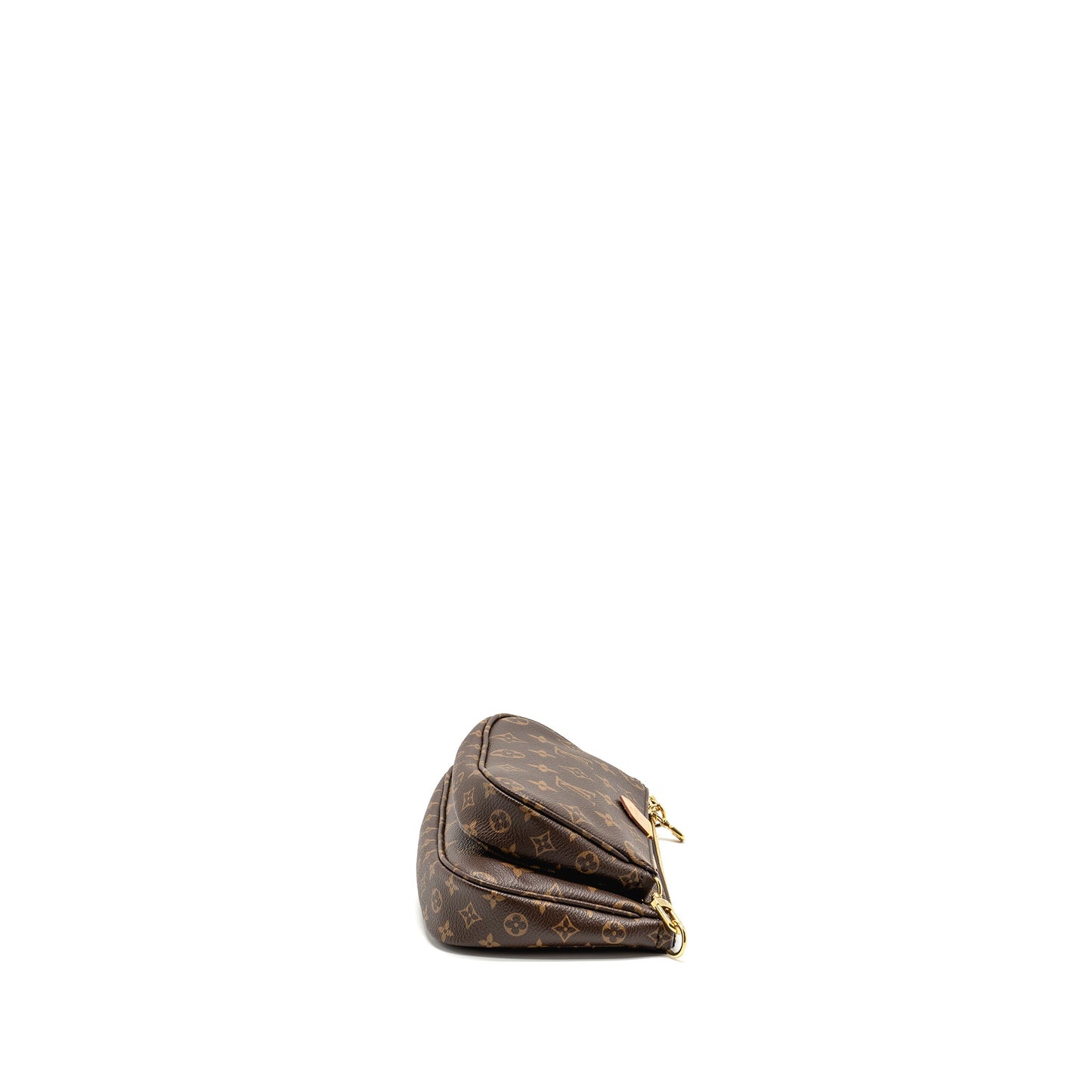 LOUIS VUITTON Multi Pochette Accessories Khaki Strap Monogram Canvas
