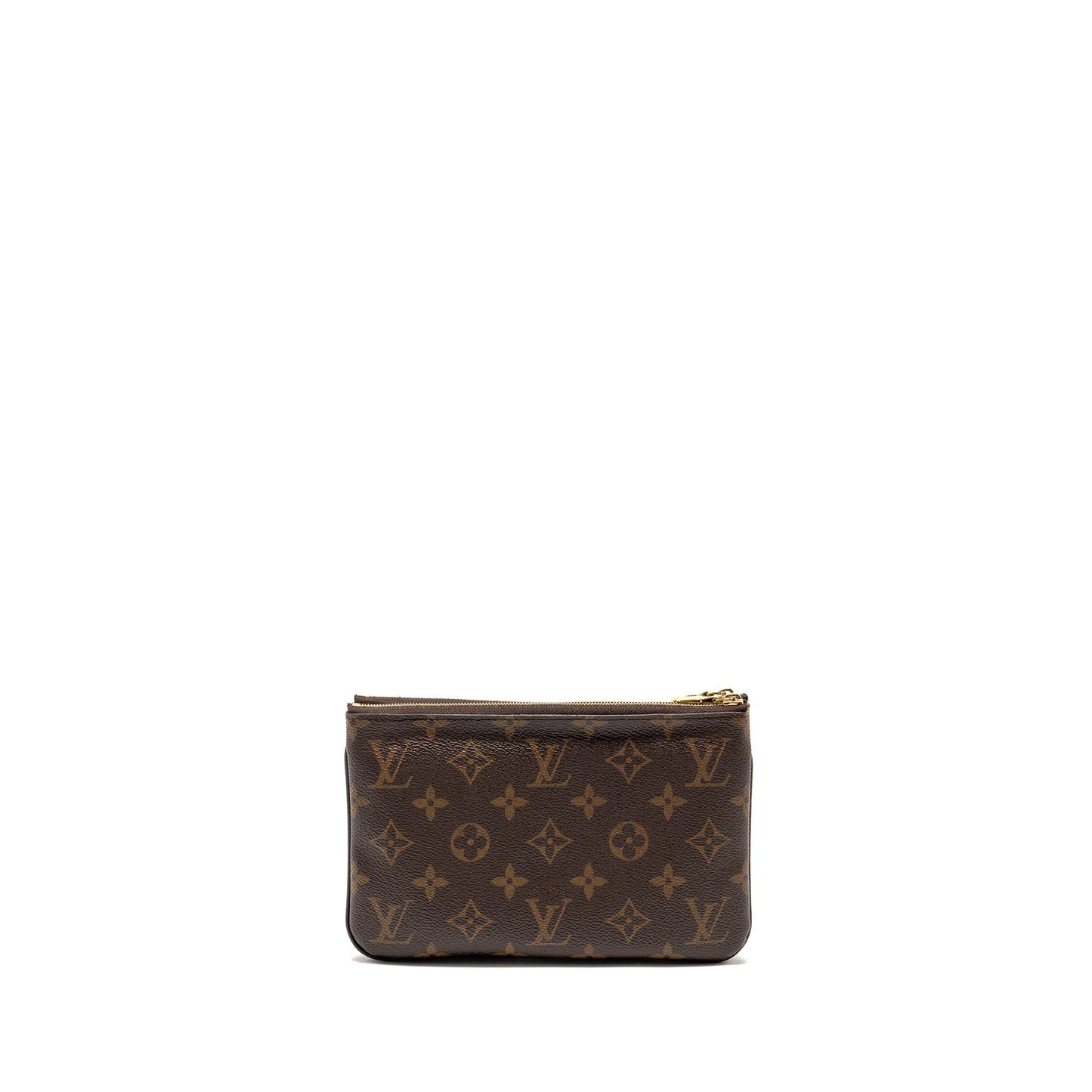 Louis Vuitton Double Zip Pochette Monogram Canvas