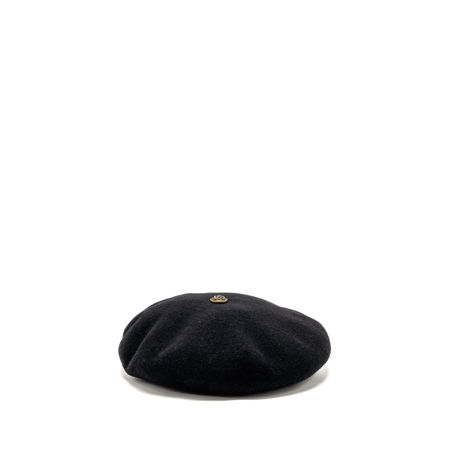 Louis Vuitton LOVERS Beret Hat Wool Black