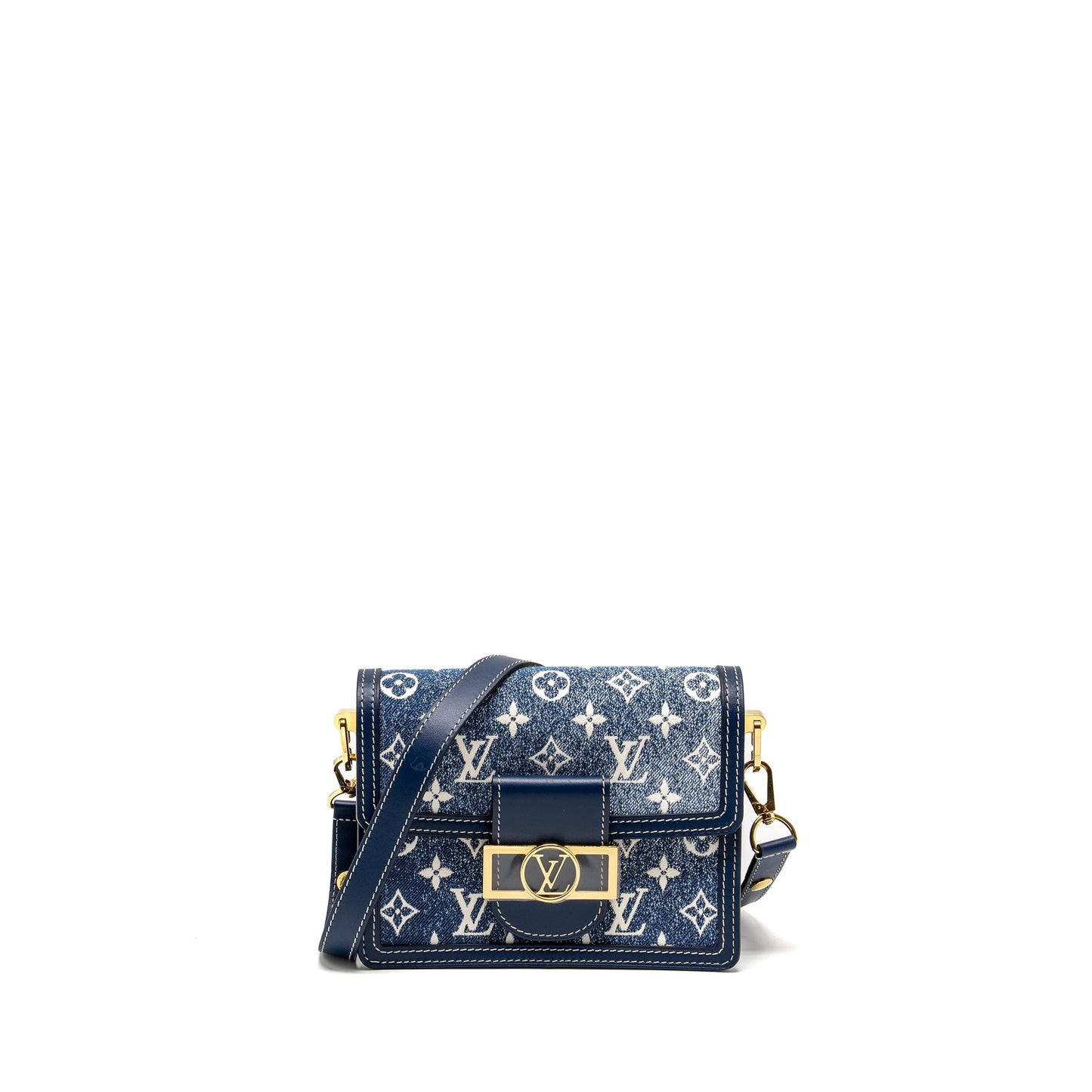 Louis Vuitton Mini Dauphine denim blue