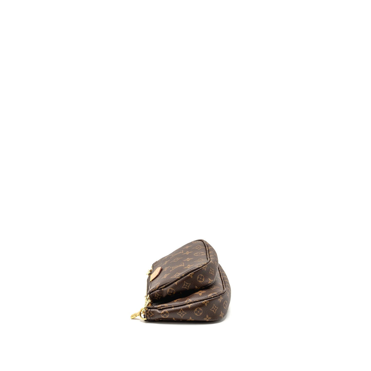 LOUIS VUITTON Multi Pochette Accessories Khaki Strap Monogram Canvas