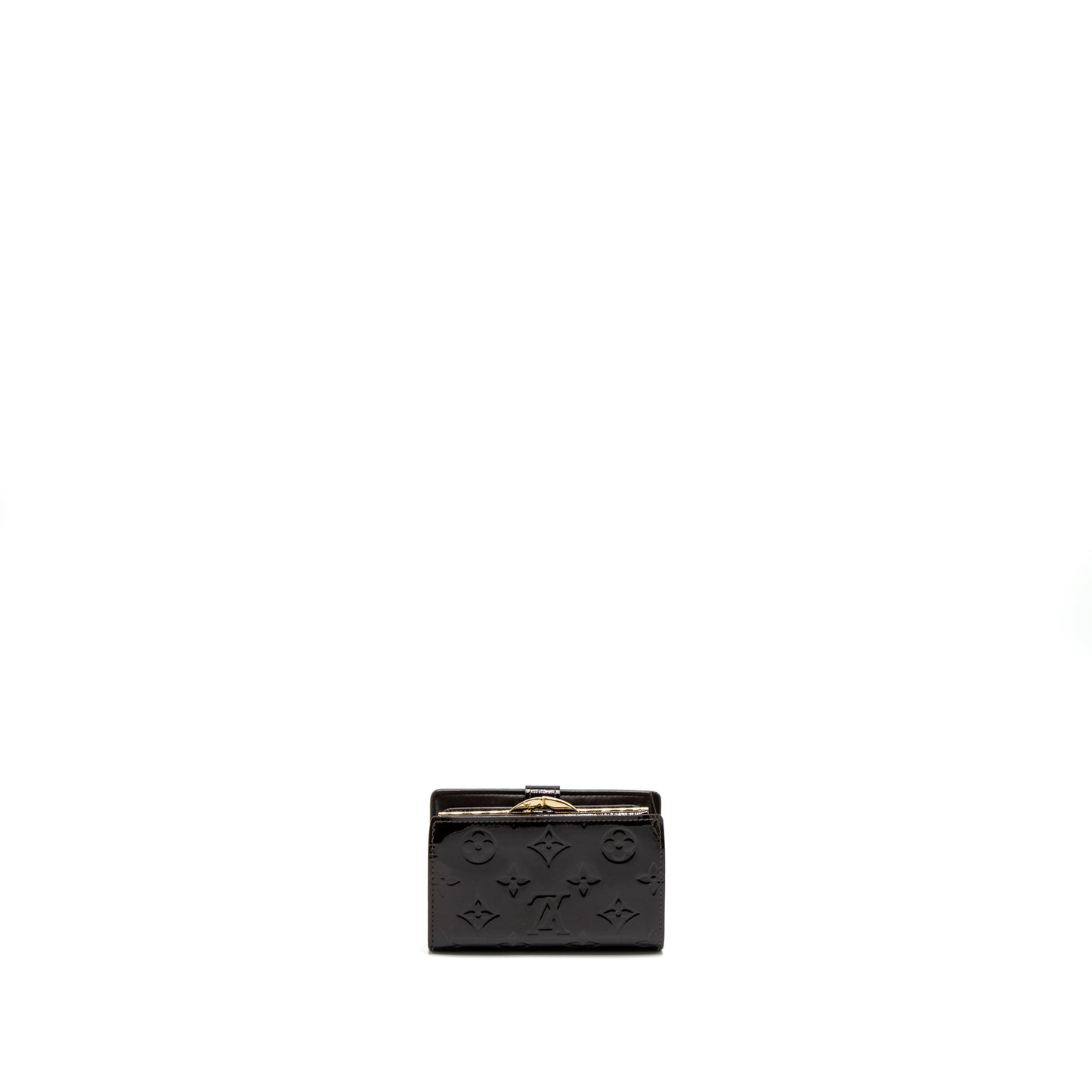 Louis Vuitton Portefeuille Viennois Purse Wallet Monogram Vernis Amarante