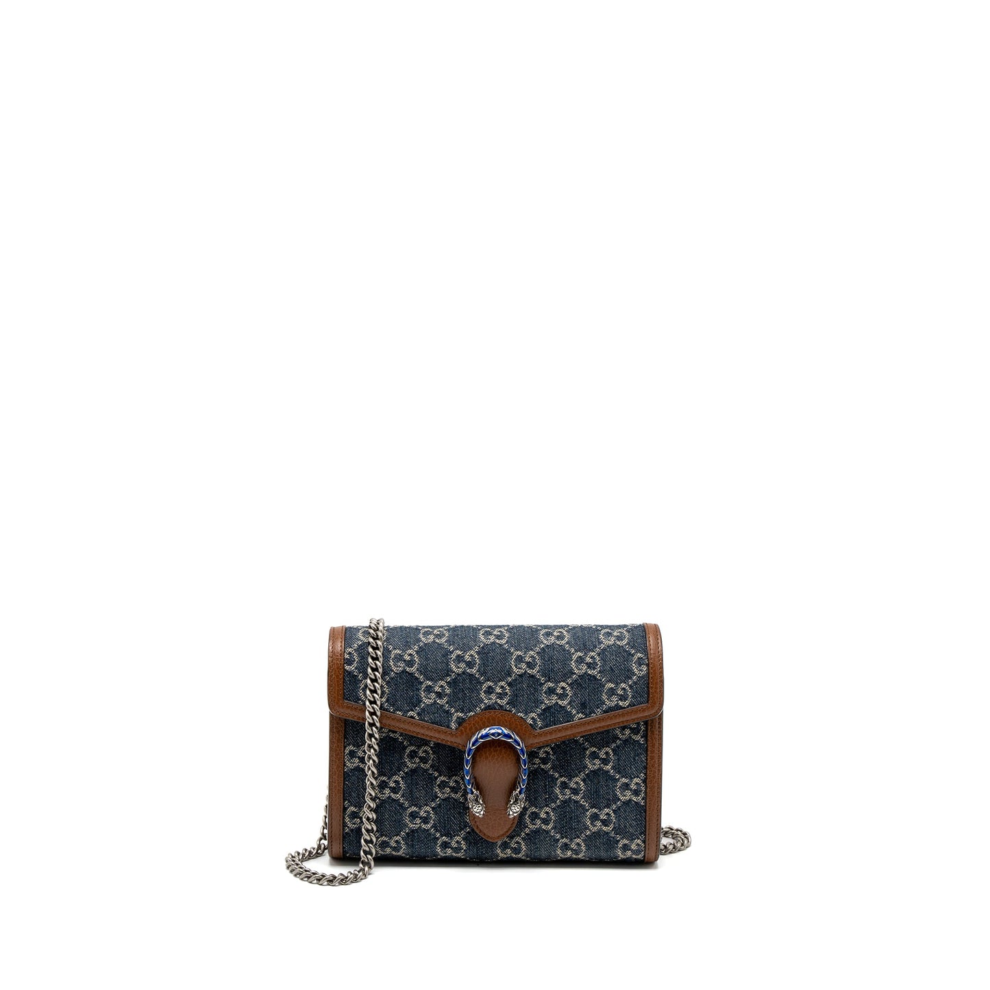 Gucci Dionysus Chain Wallet Supreme Denim/Leather Multicolour Hardware