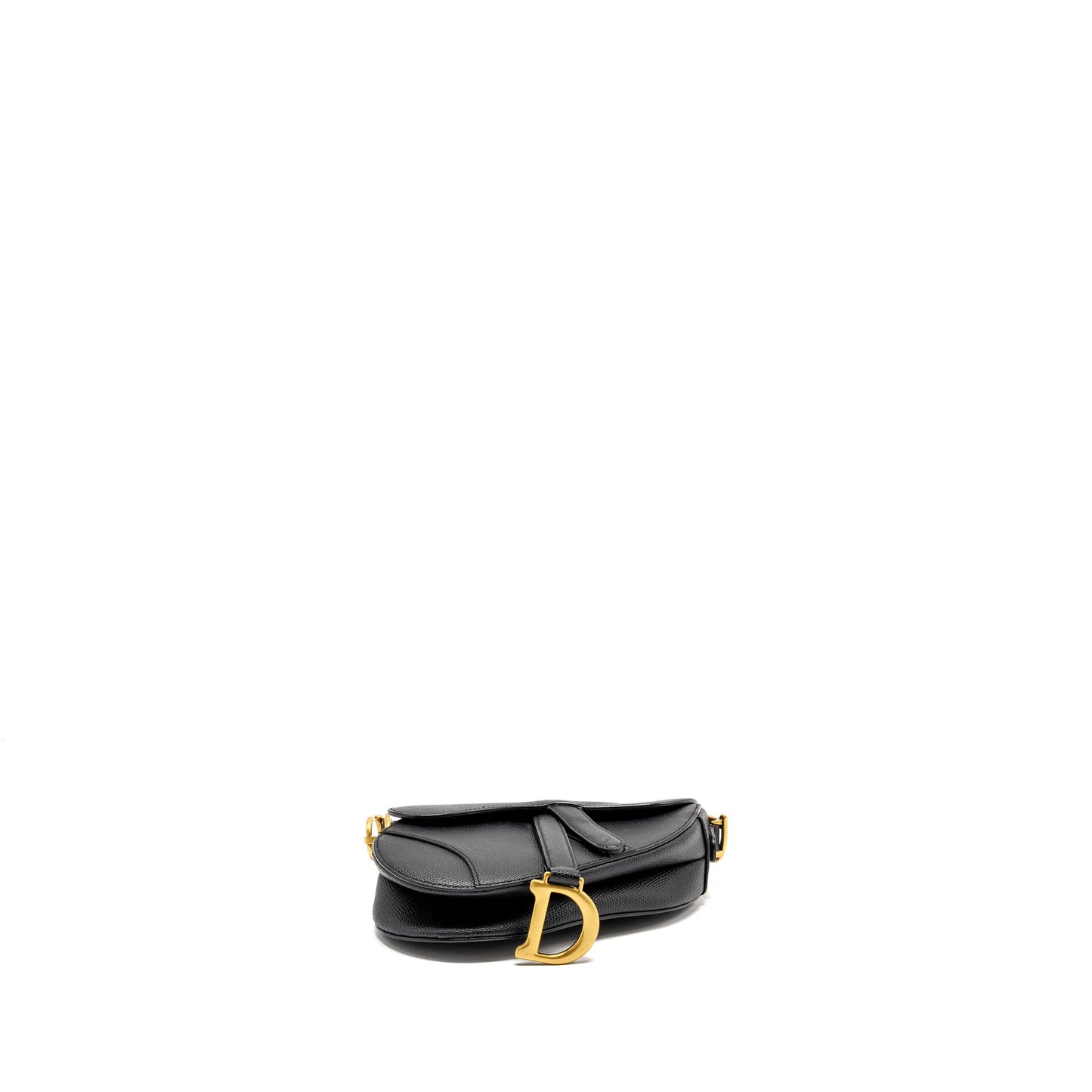 Dior Mini Saddle Purse Calfskin Black