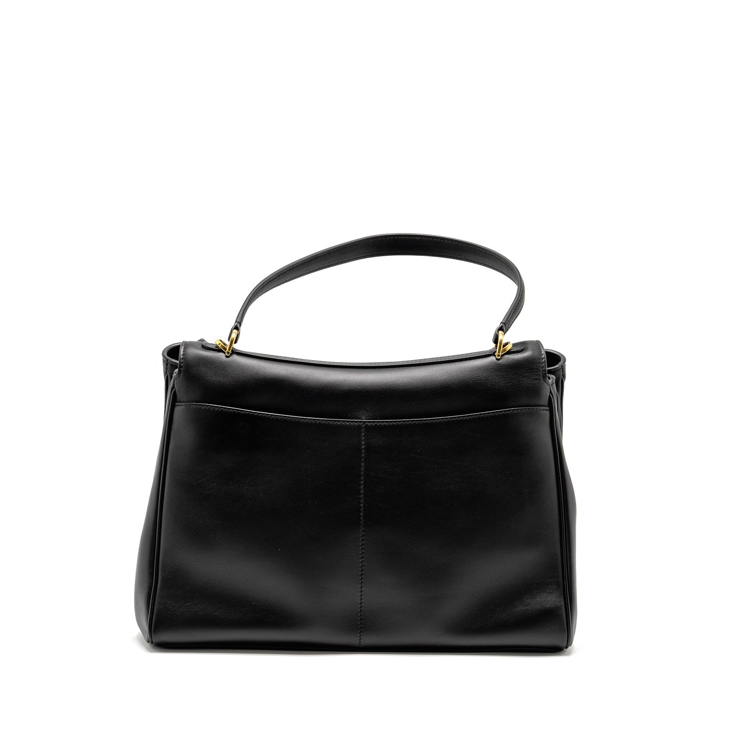Balenciaga Medium Rodeo Handbag Smooth Calfskin Black