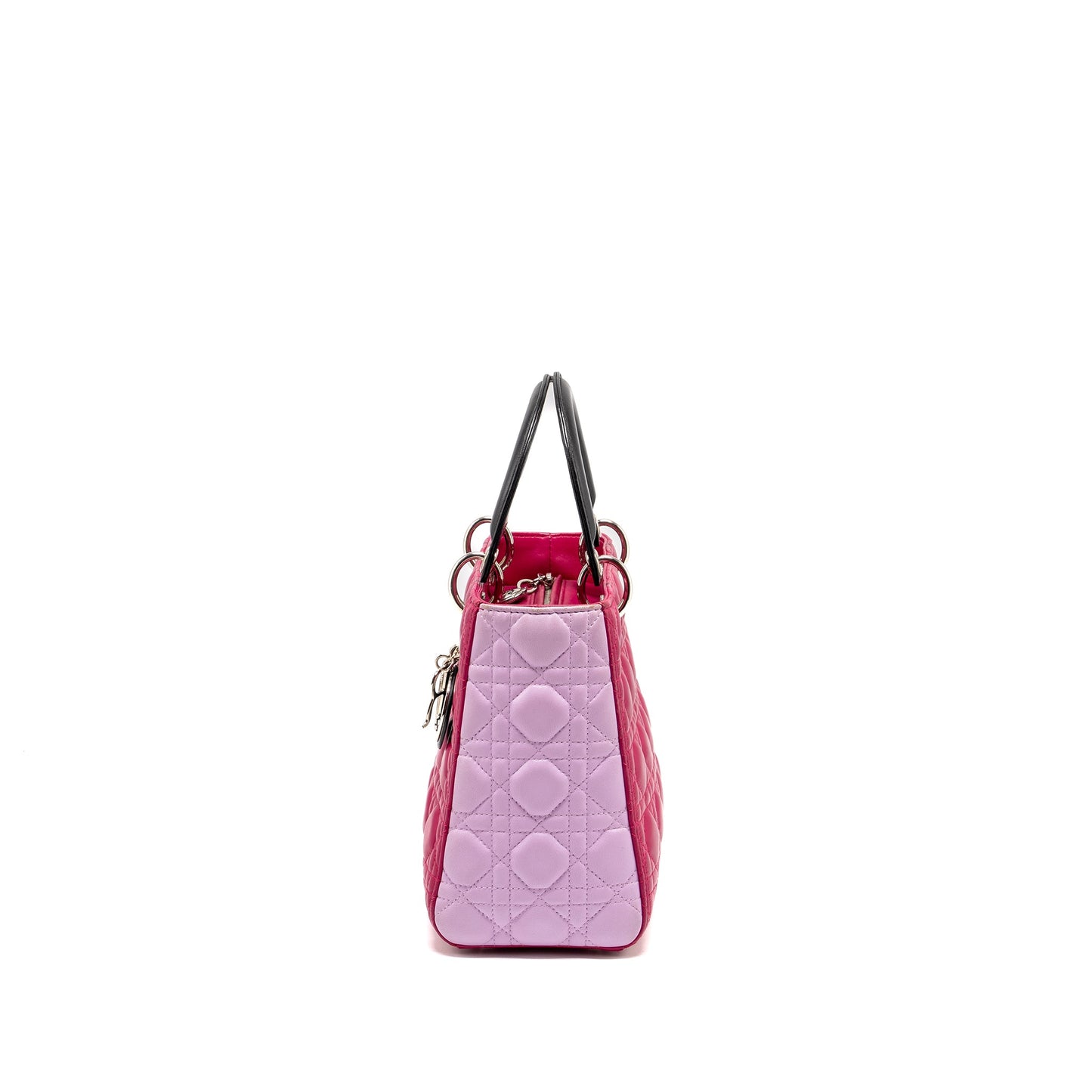 Dior Medium Lady Dior Lambskin Pink / Multicolour