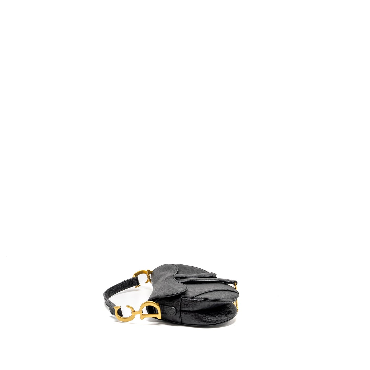 Dior Mini Saddle Purse Calfskin Black