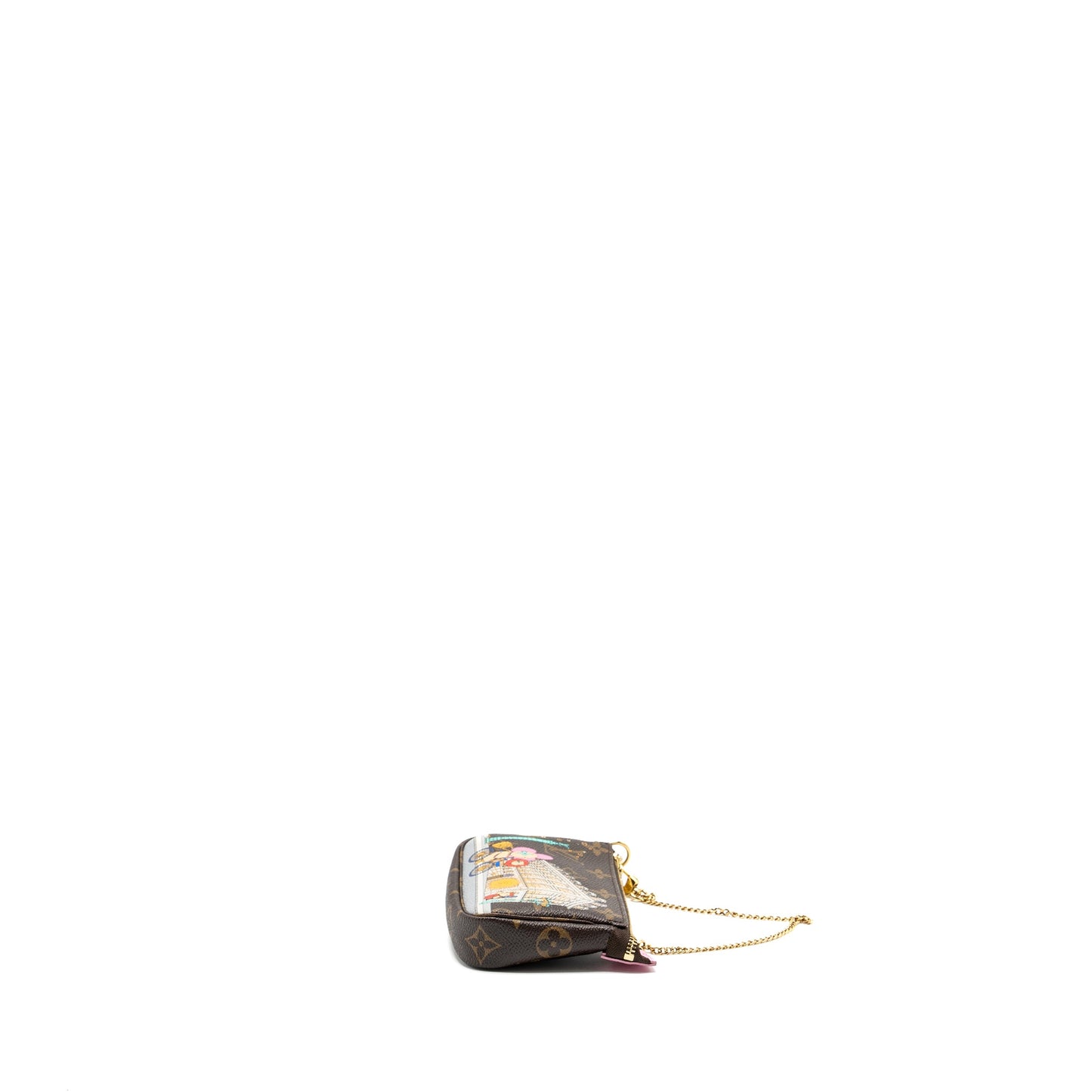 Louis Vuitton Mini Pochette Holiday Limited Print Monogram Canvas