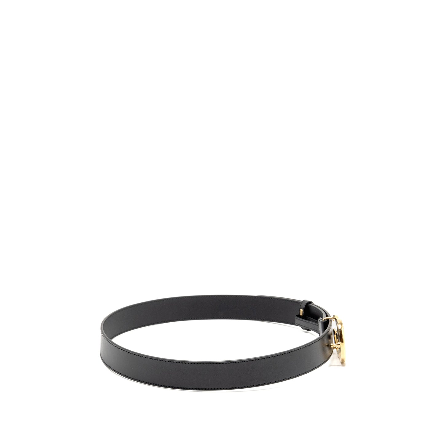 Gucci Size 90 Marmont Thin Belt Leather Black