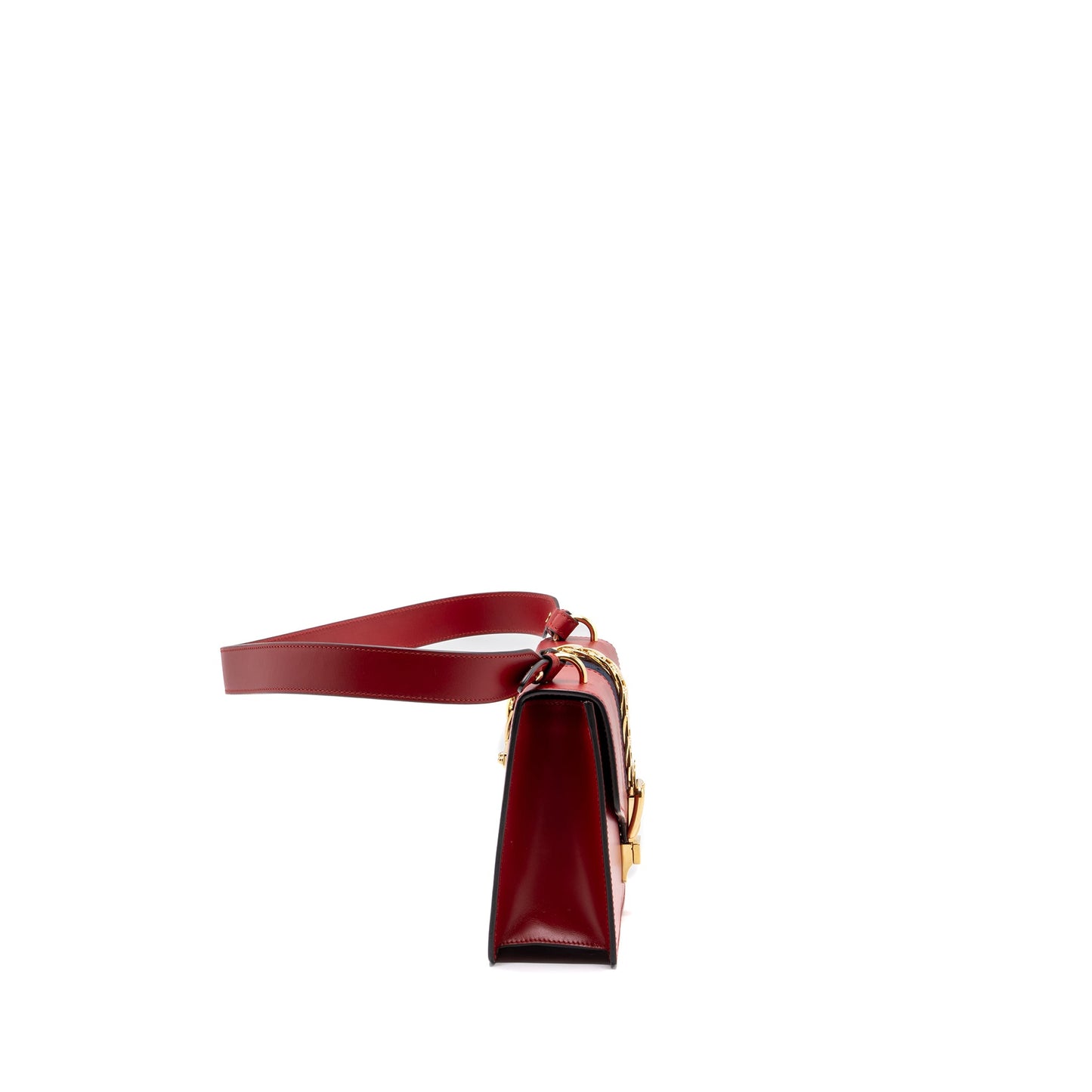 Gucci Sylvie Mini Purse calfskin red