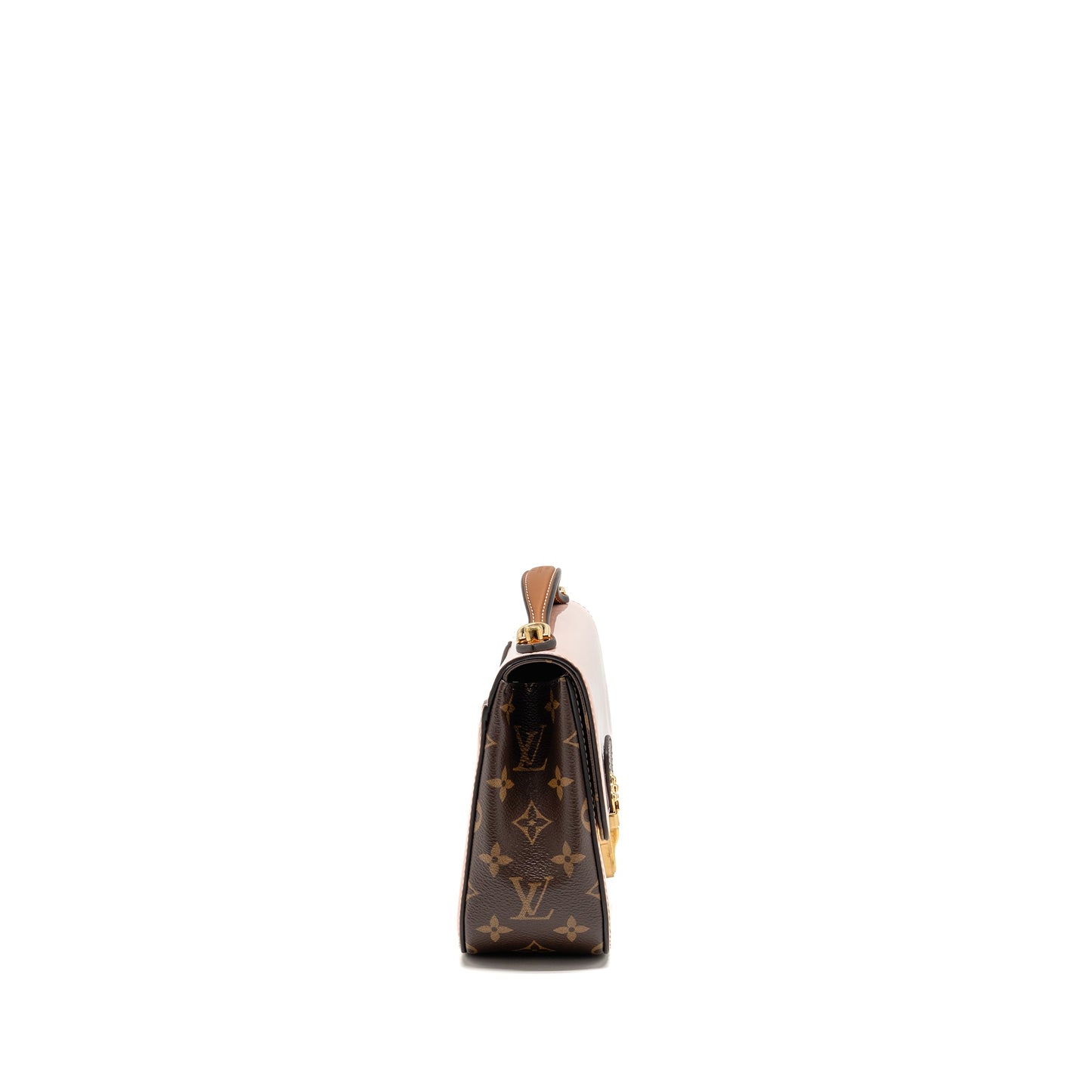 Louis Vuitton Cherrywood Mini Purse Patent / Monogram Canvas Light Pink