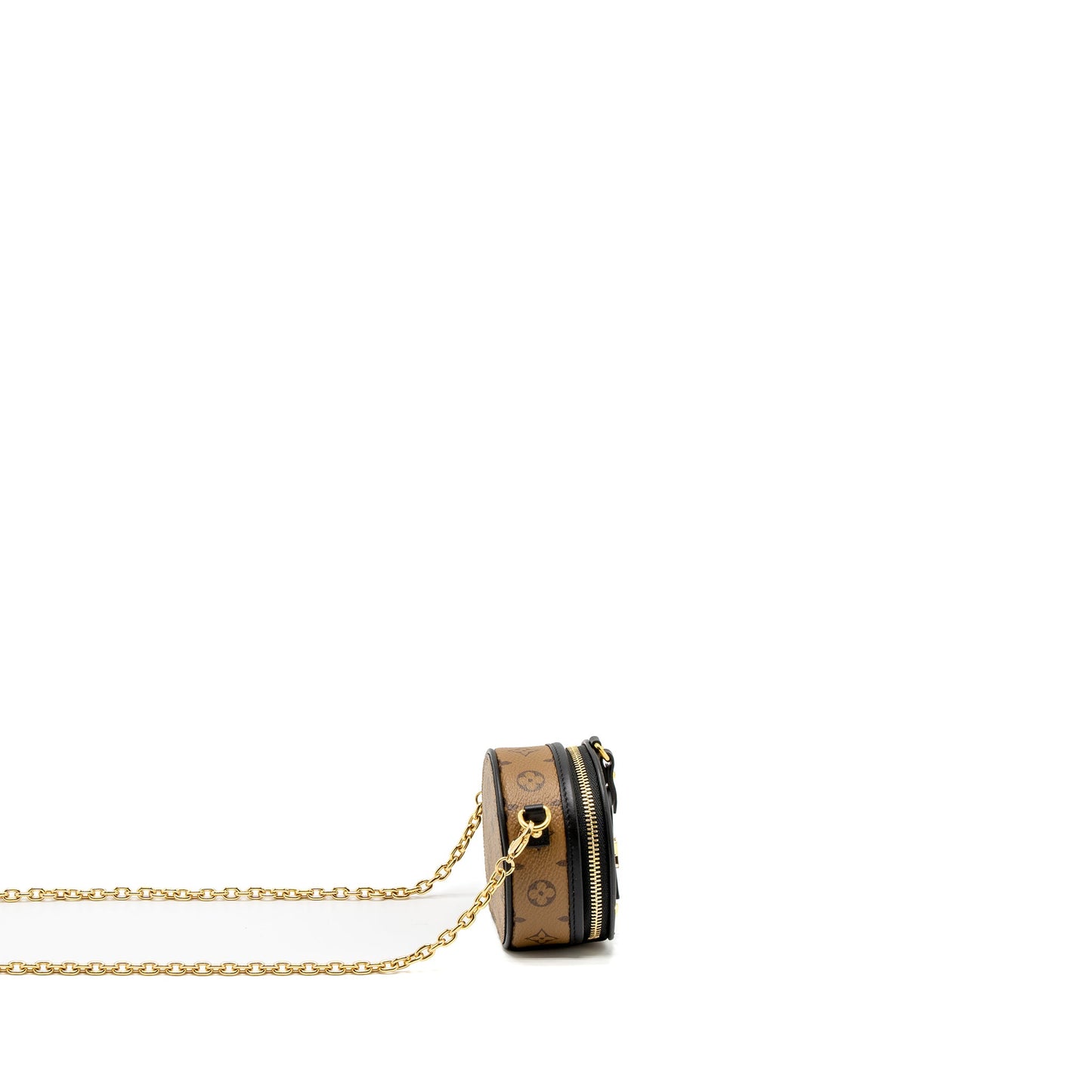 Louis Vuitton Boite Chapeau Necklace/Mini Chain Purse Monogram Reverse Canvas