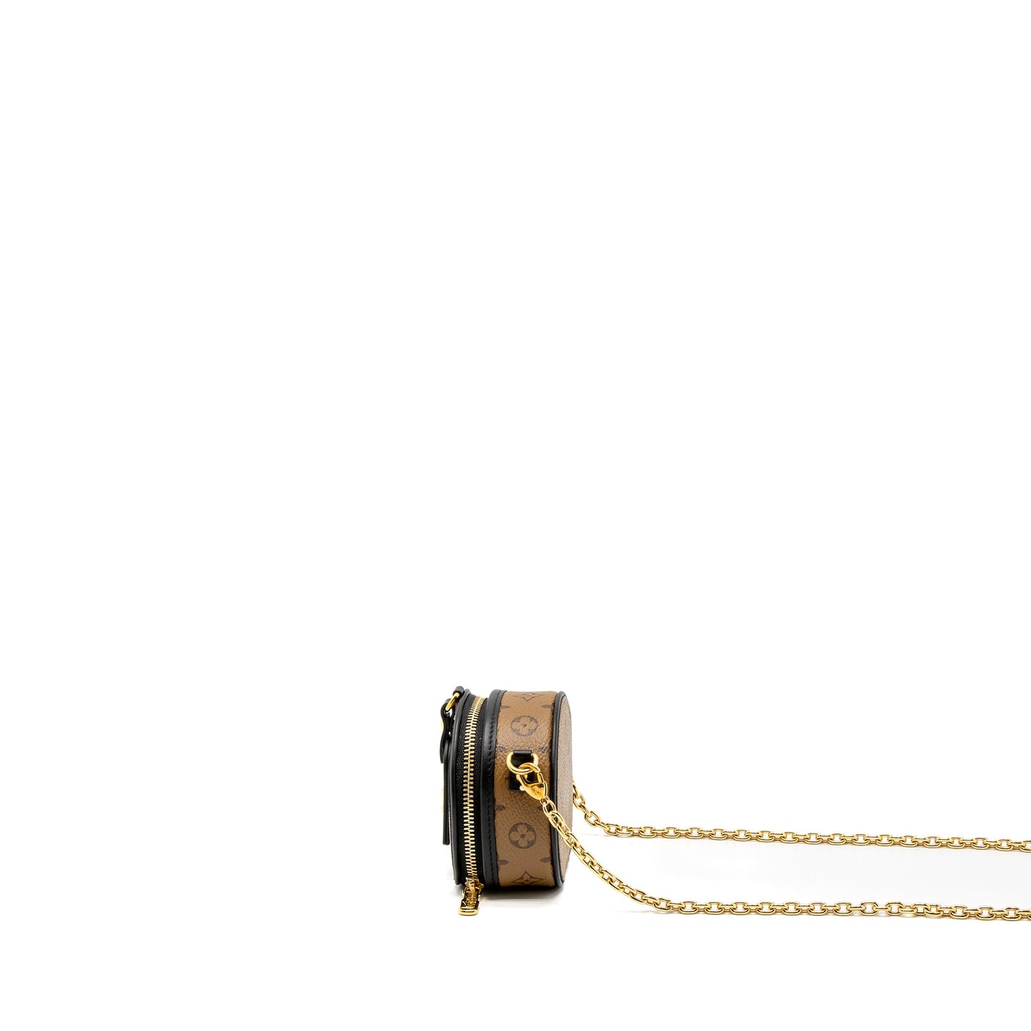 Louis Vuitton Boite Chapeau Necklace/Mini Chain Purse Monogram Reverse Canvas