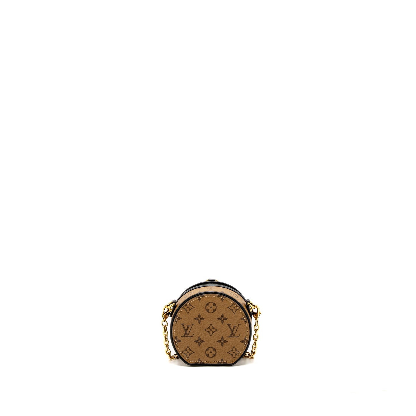 Louis Vuitton Boite Chapeau Necklace/Mini Chain Purse Monogram Reverse Canvas