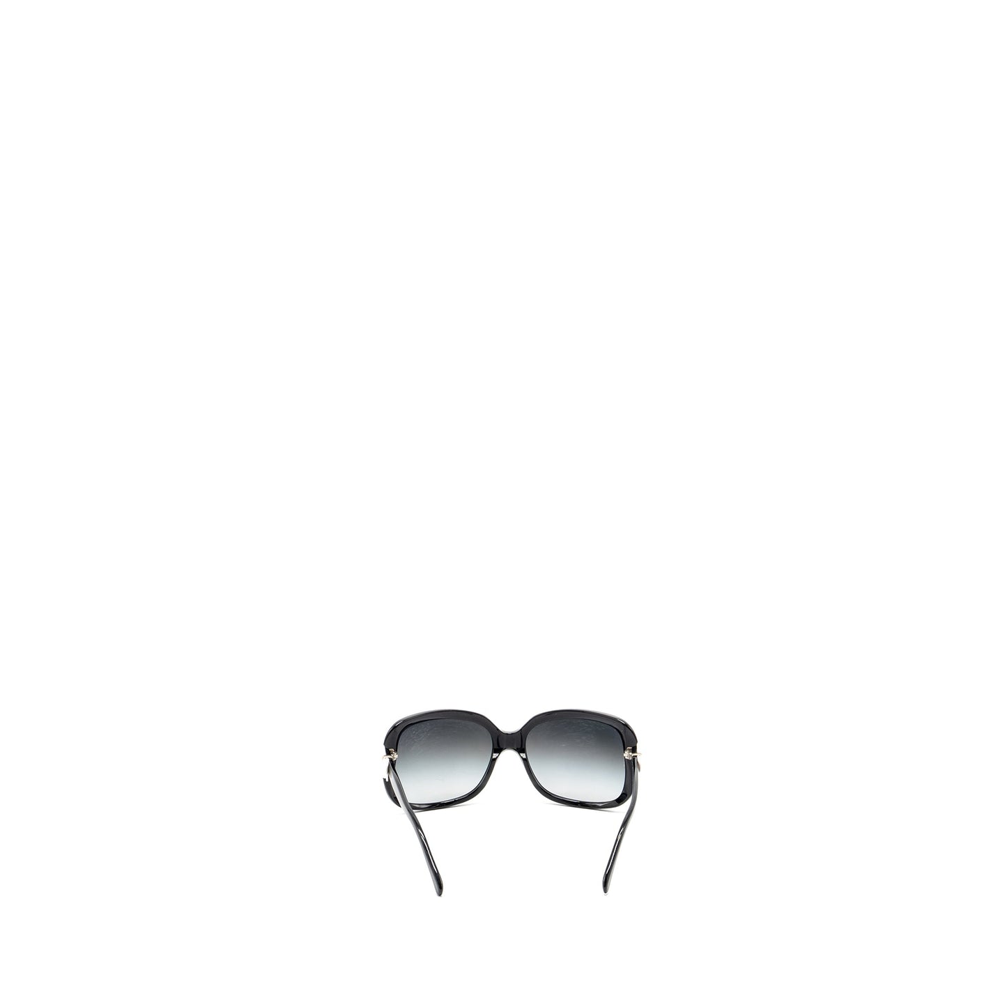 Chanel bow sunglasses black / white SHW