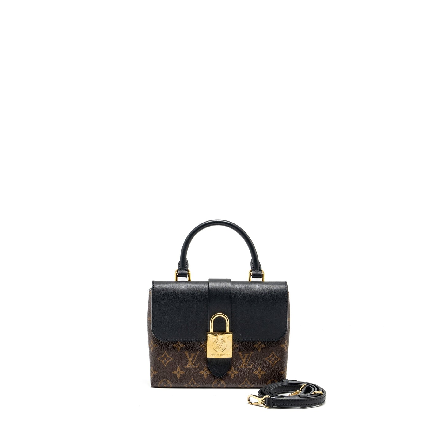 Louis Vuitton Locky Monogram Canvas/Leather Black