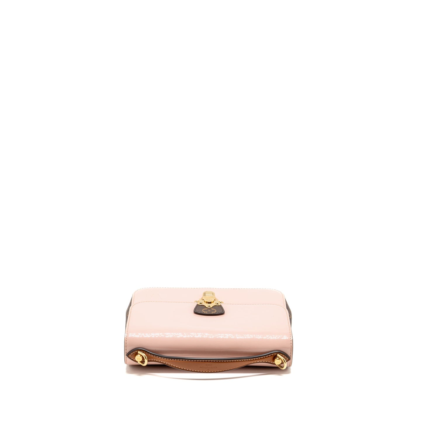 Louis Vuitton Cherrywood Mini Purse Patent / Monogram Canvas Light Pink