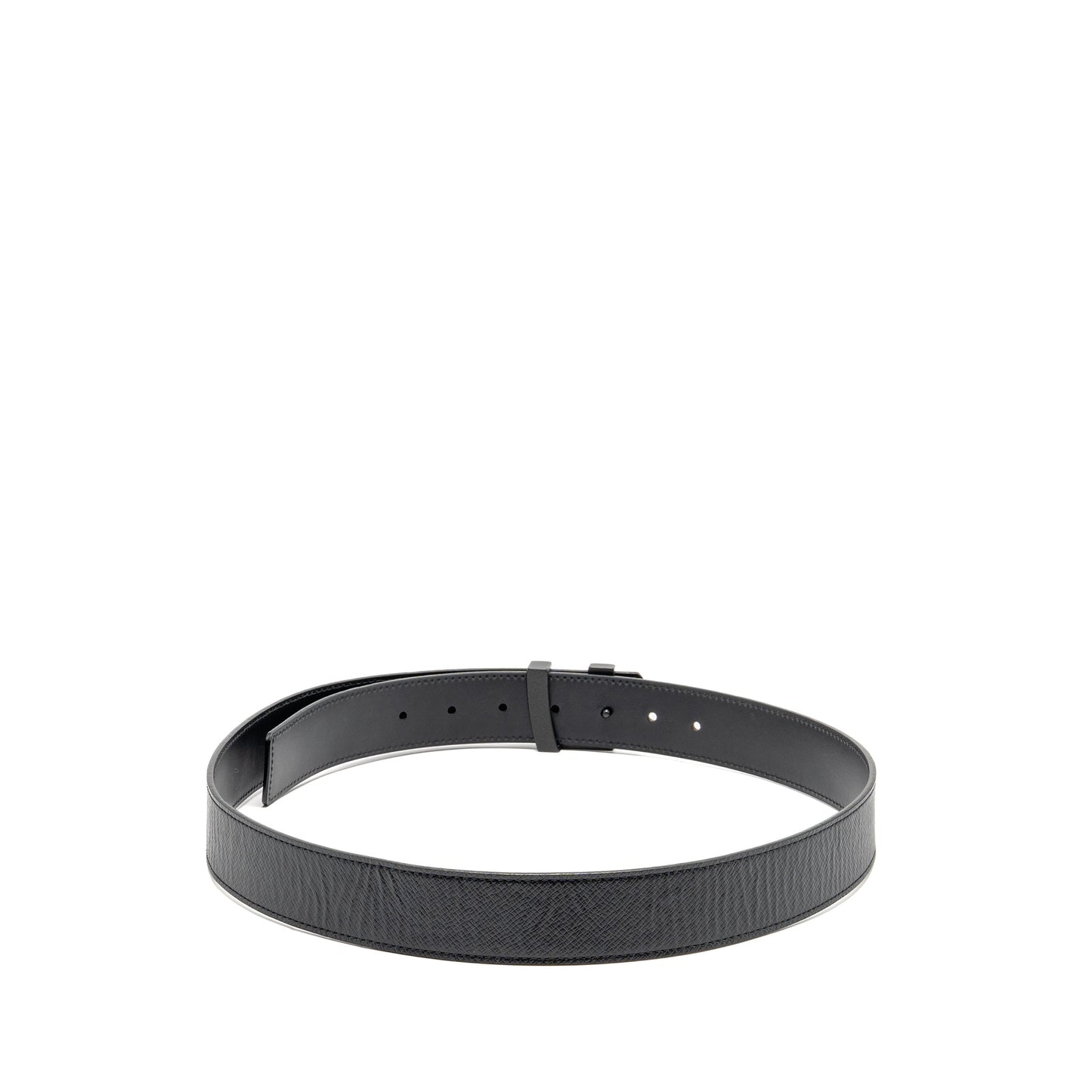 Louis Vuitton Size 95 35mm Belt Leather Black
