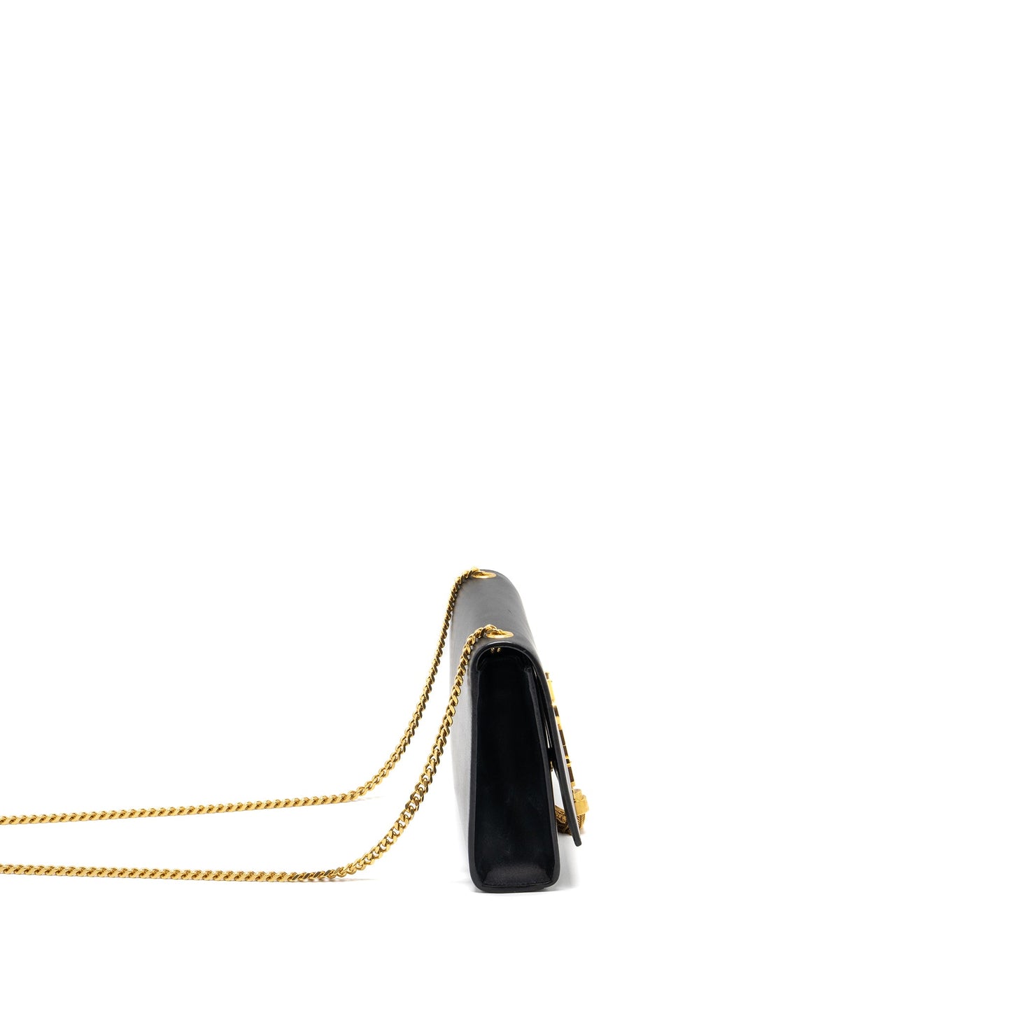 Saint Lauren Medium Kate with Tassel Calfskin Black