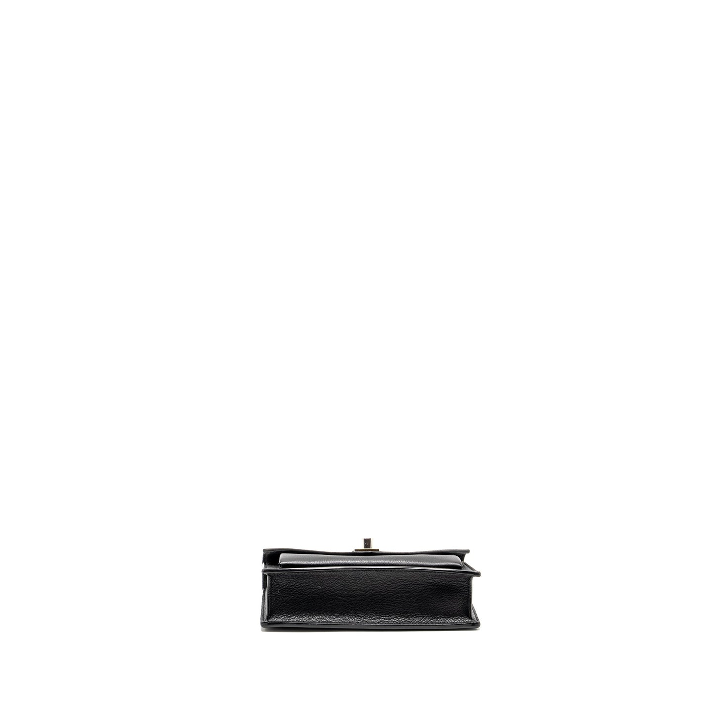 LOUIS VUITTON Mylockme Chain Pochette Calfskin Black