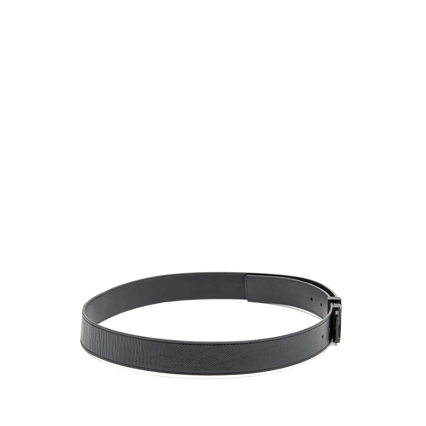 Louis Vuitton Size 95 35mm Belt Leather Black
