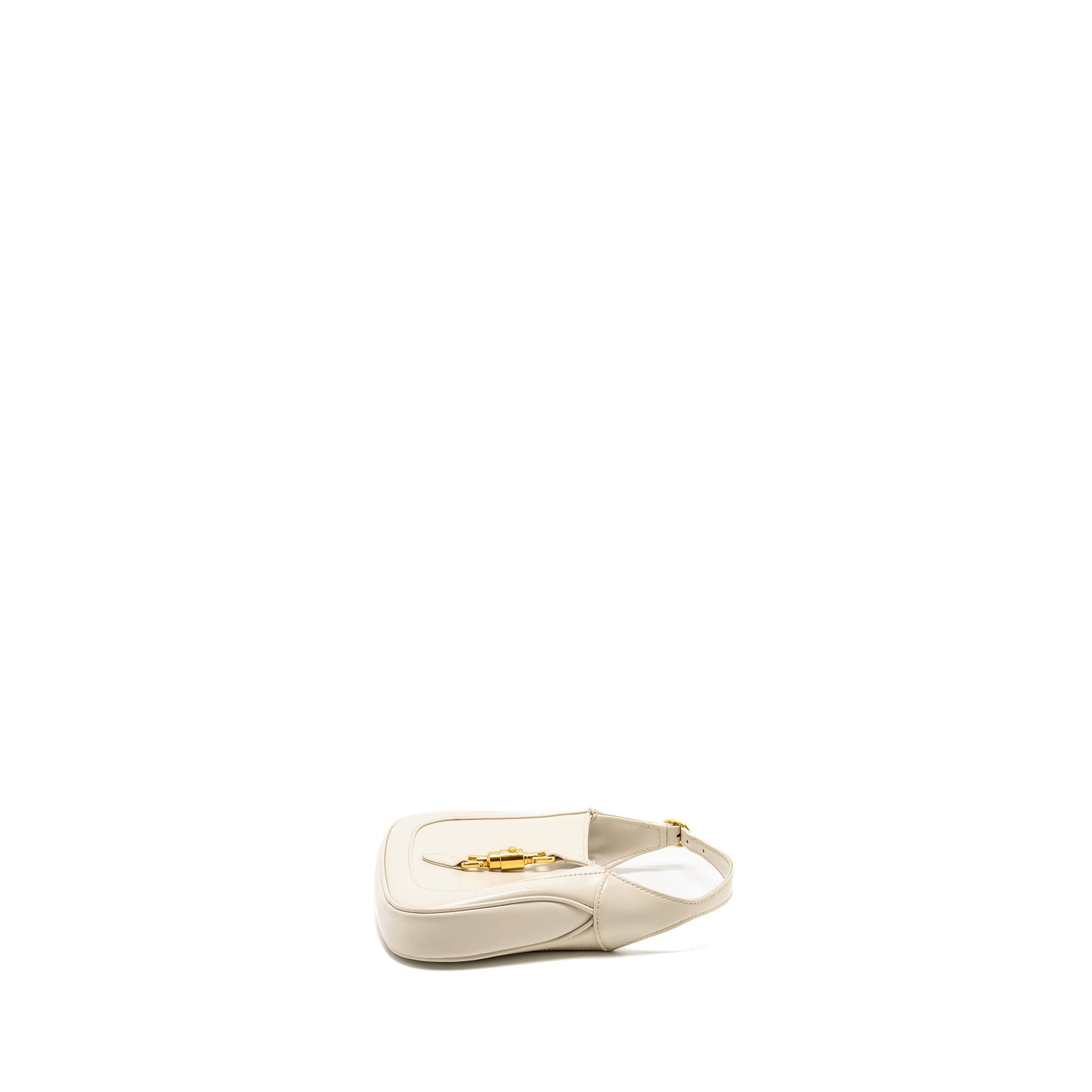 Gucci Jackie 1961 Mini Mini Purse Calfskin WHITE