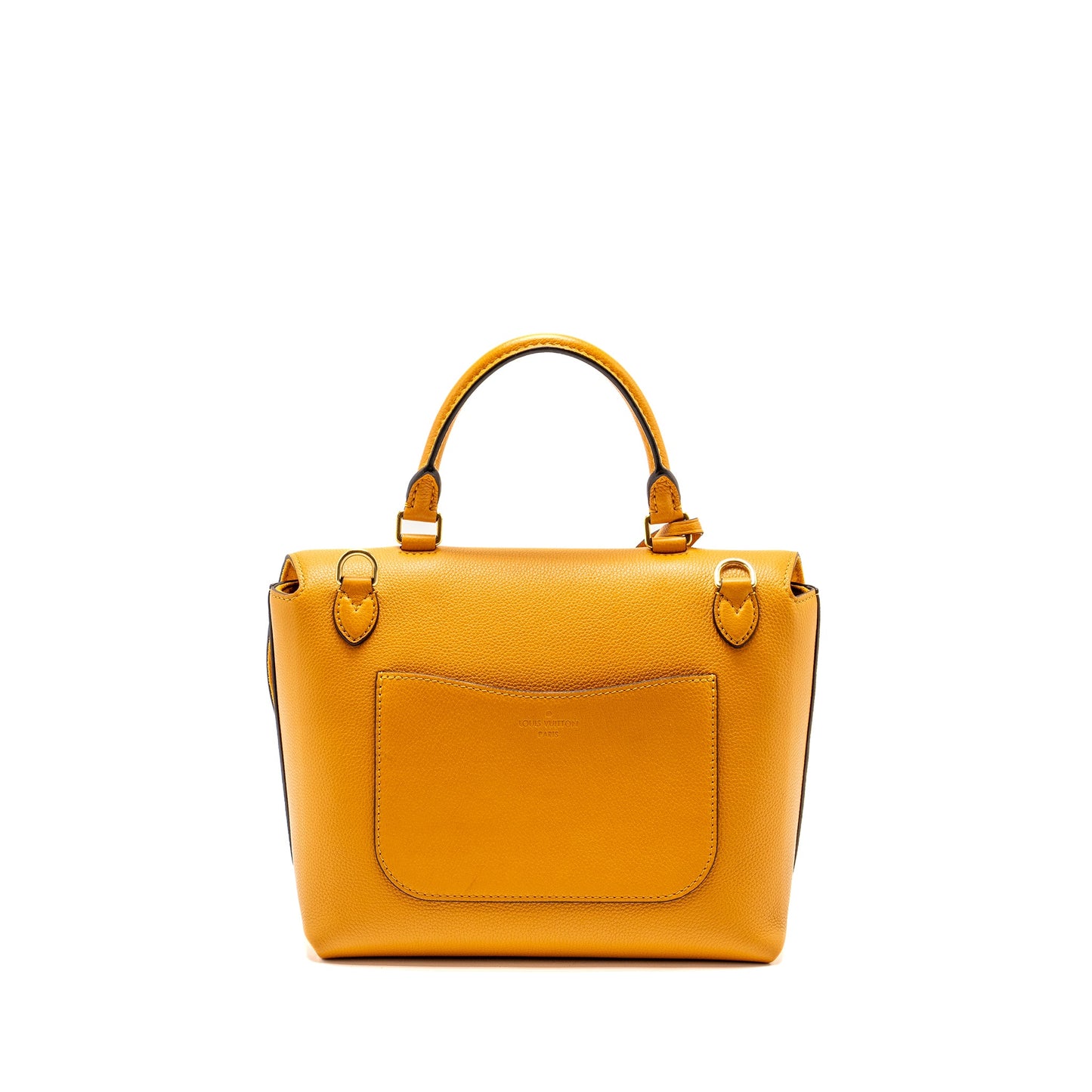 Louis Vuitton Top handle flap Purse calfskin yellow