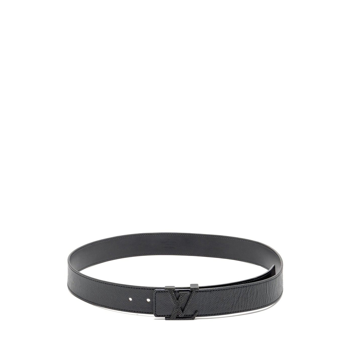Louis Vuitton Size 95 35mm Belt Leather Black