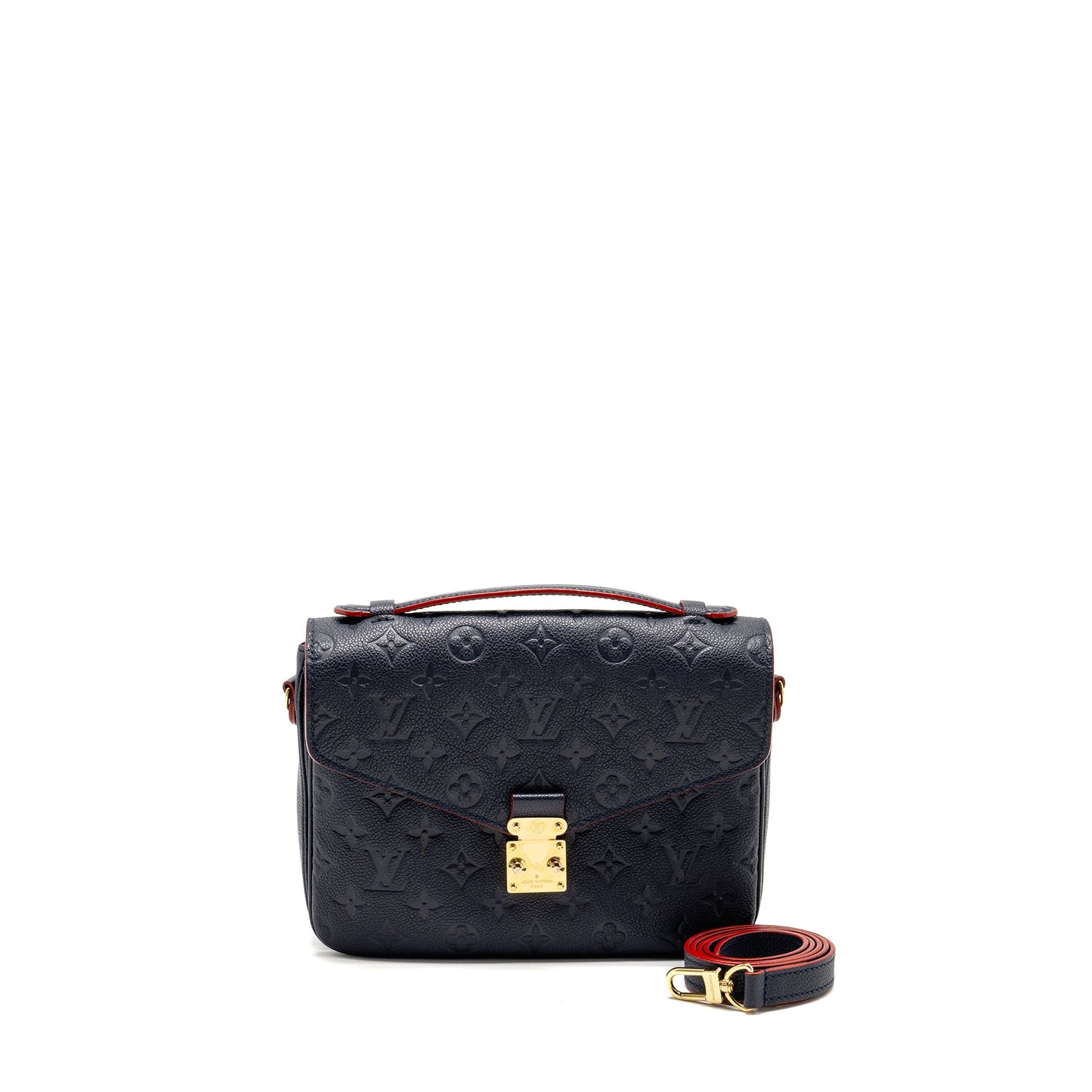 Louis Vuitton Pochette Metis Monogram Empreinte Marine/Rouge