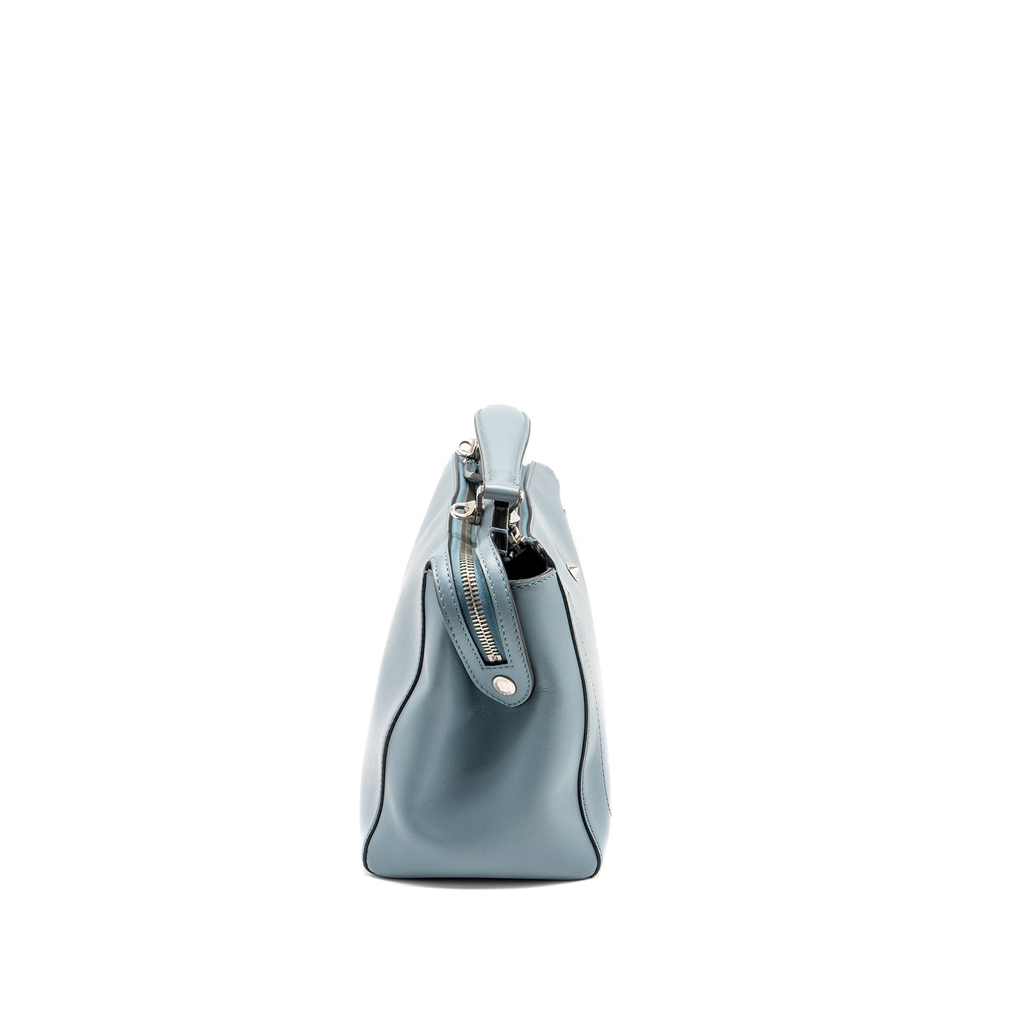 Fendi Dotcom Purse Calfskin Blue