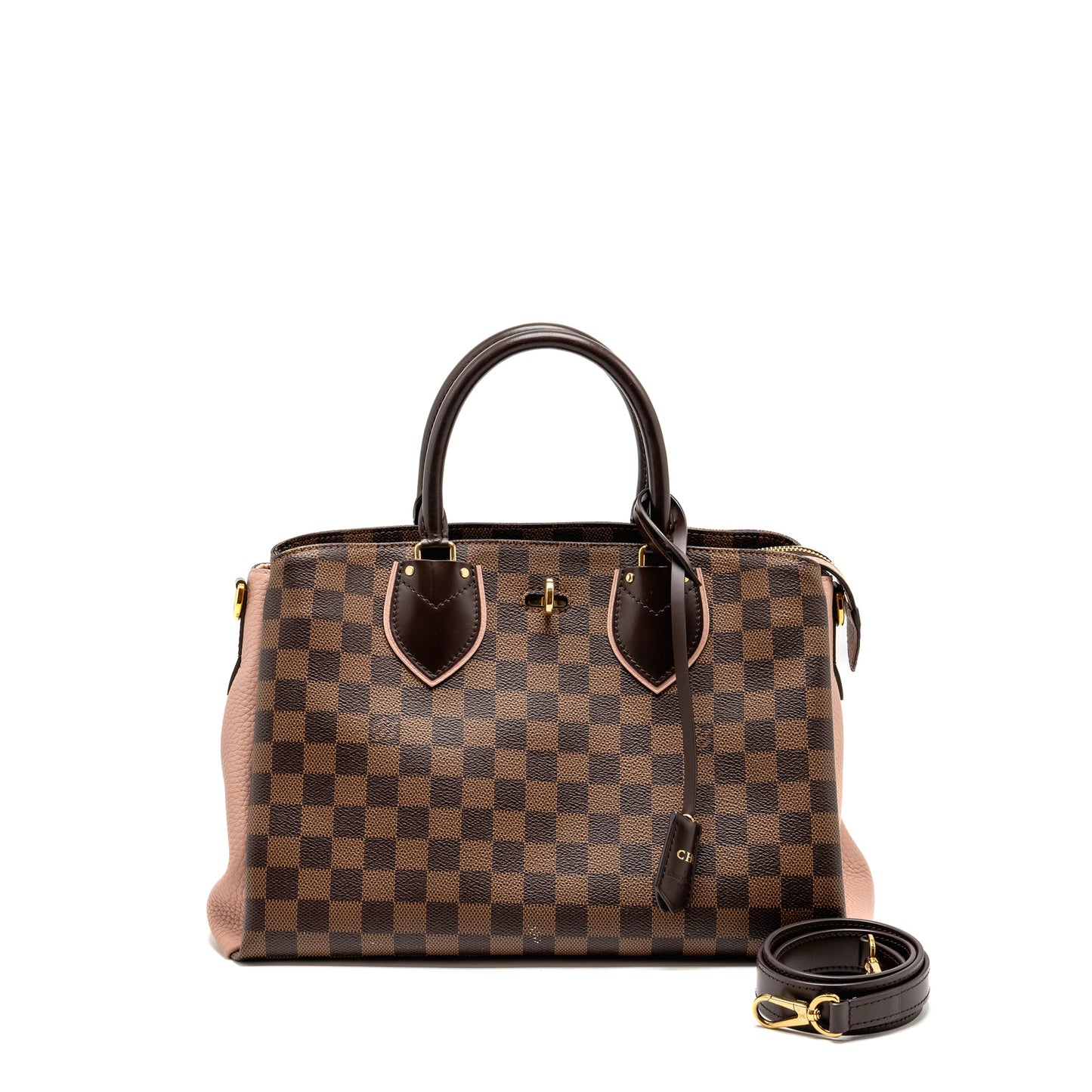 Louis Vuitton Normandy Tote Purse Damier Ebene Canvas Magnolia