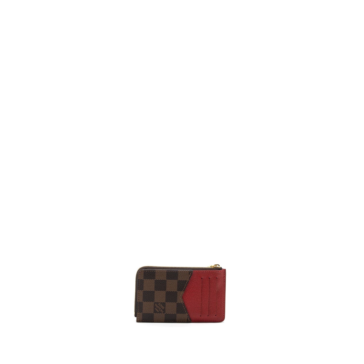 Louis Vuitton Card Holder Recto Verso Damier Ebene/ Red (New Version)