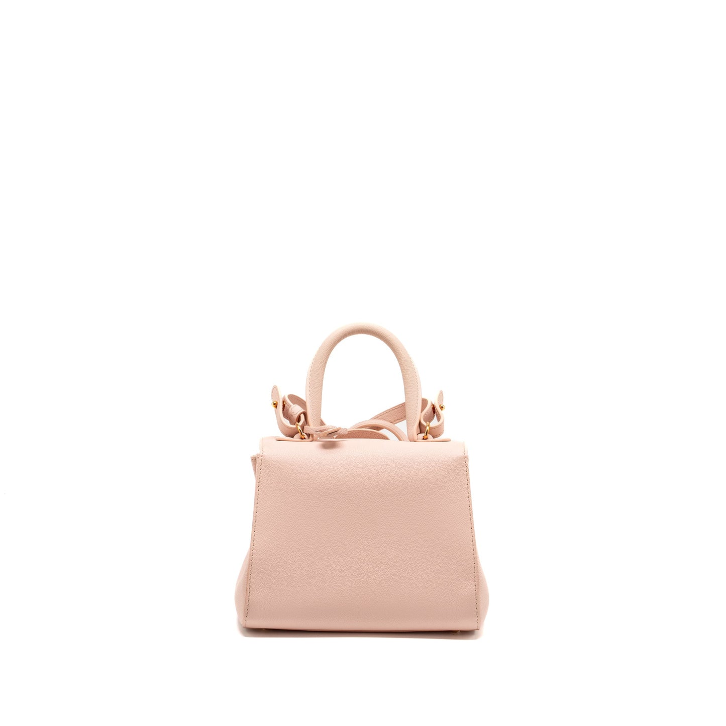 Delvaux Mini Brilliant Purse Calfskin Pink