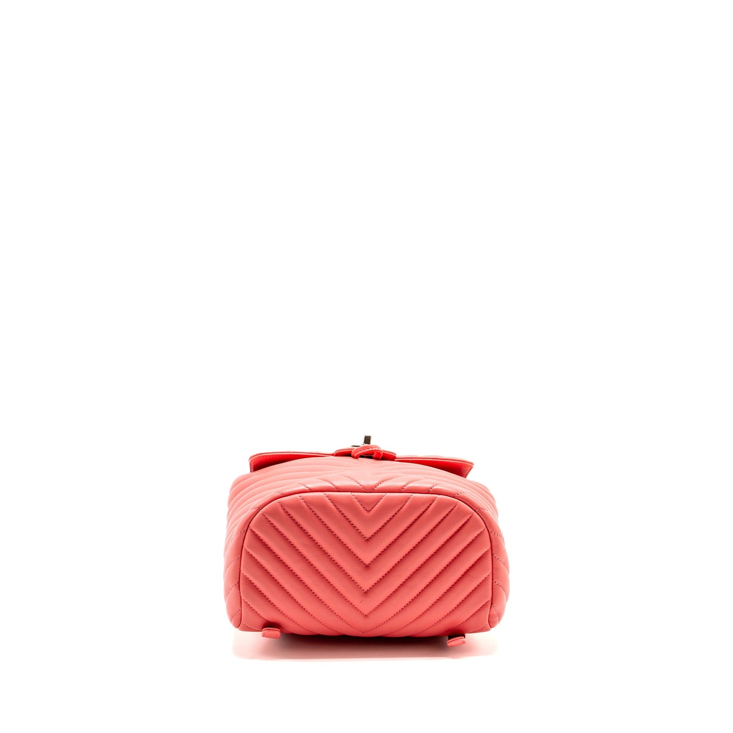 Chanel Small Urban Spirit Backpack Chevron Calfskin Pink SHW